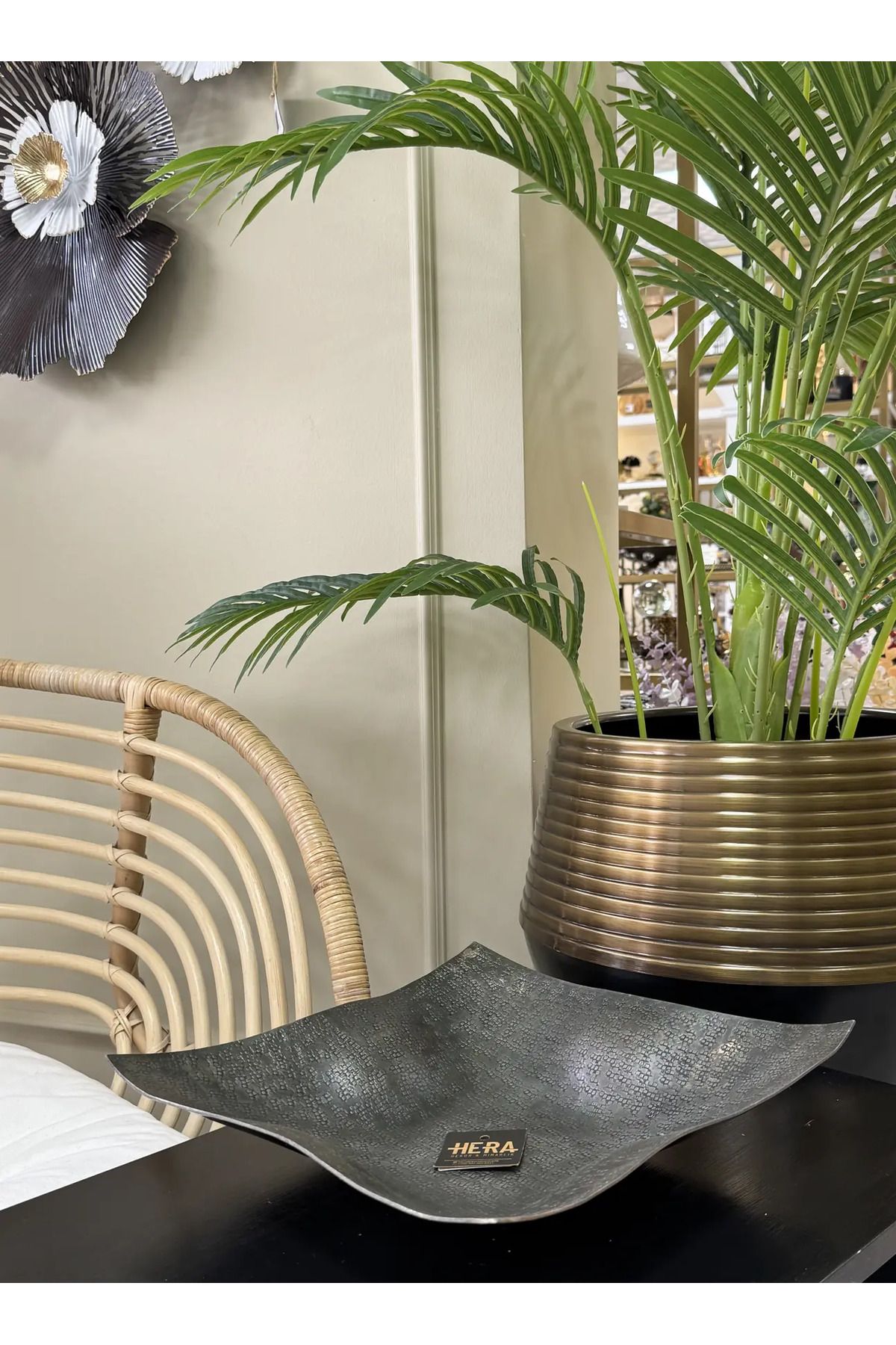 HERA DEKOR İTHAL METAL TABAK