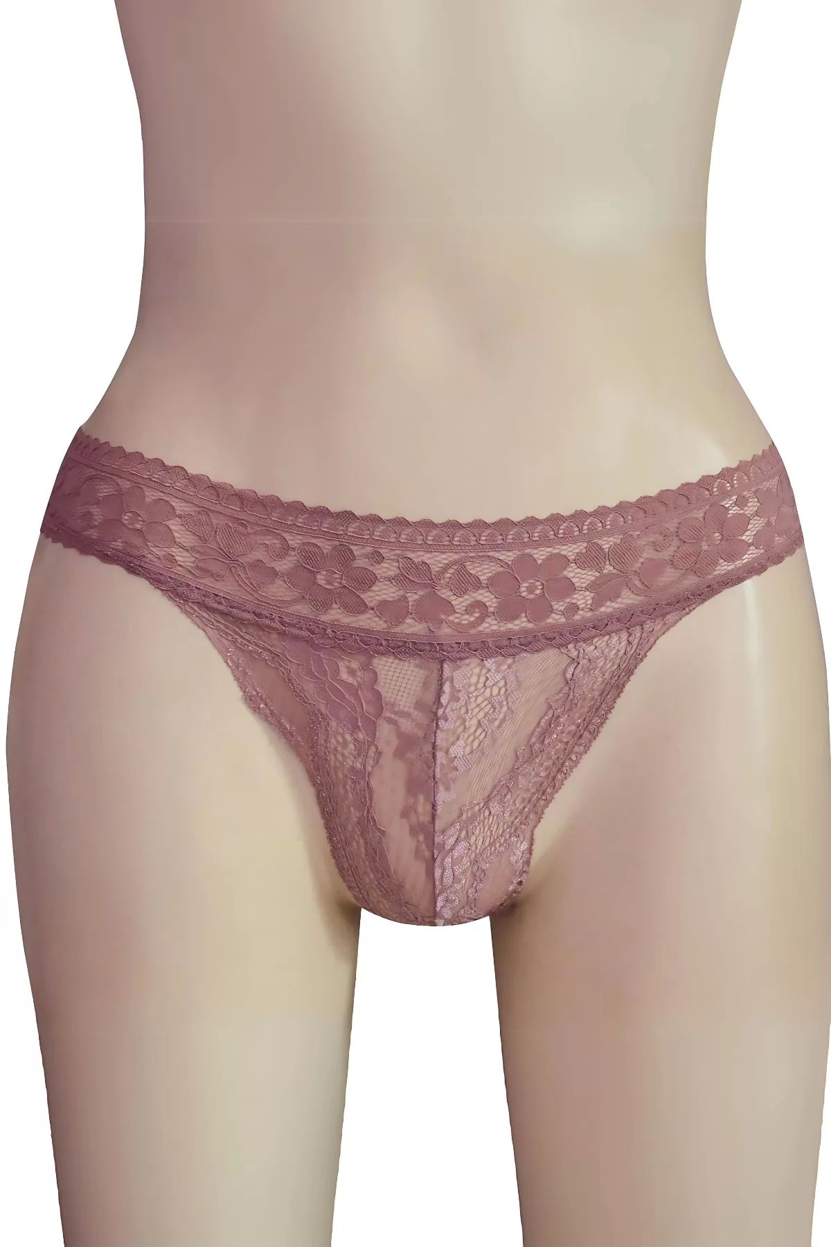 Moon wear H2731 Bikini Bel Şerit Bant Ön Dantel Arka Tül
