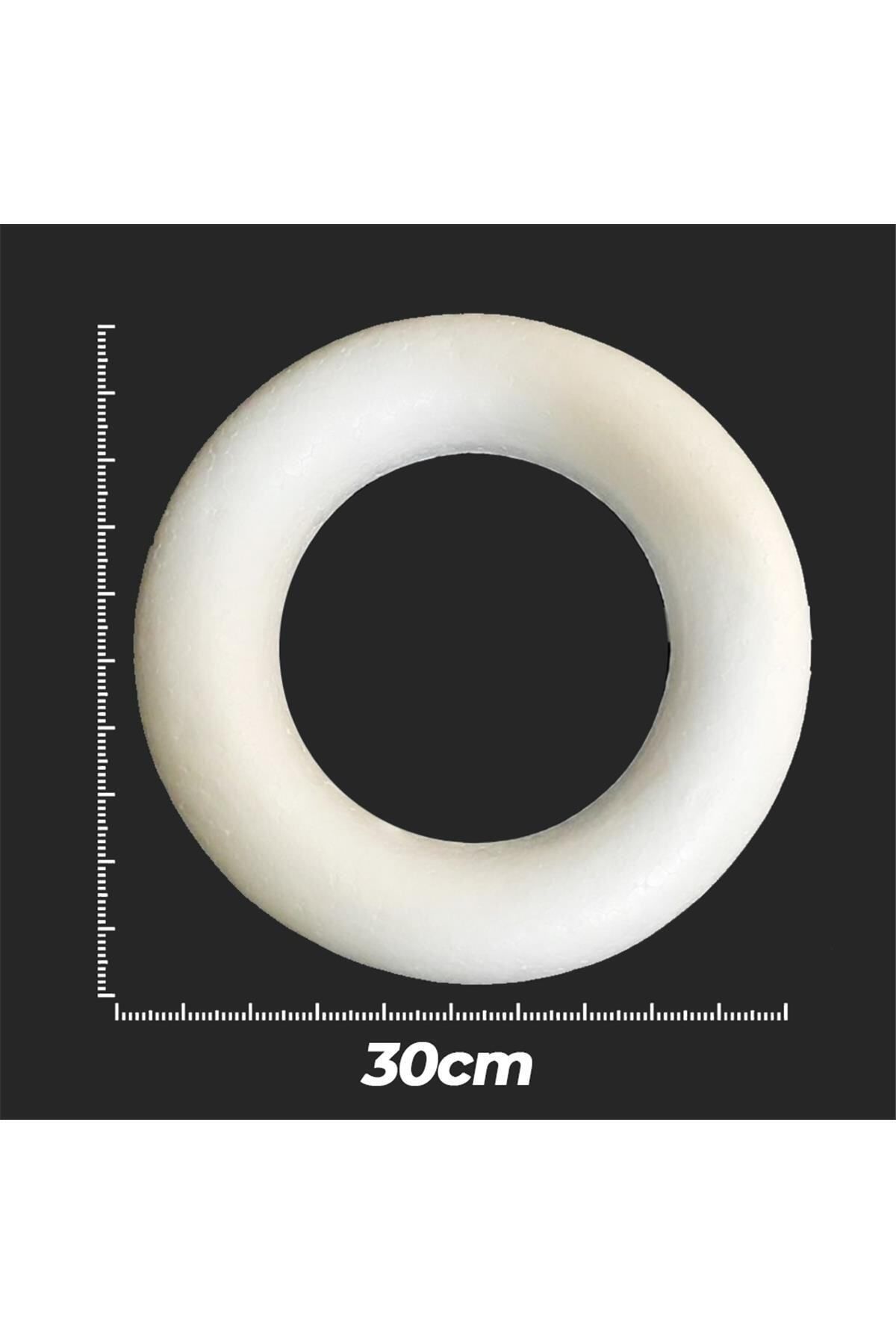 Mikasso 1 Adet Strafor Halka Köpük 30cm