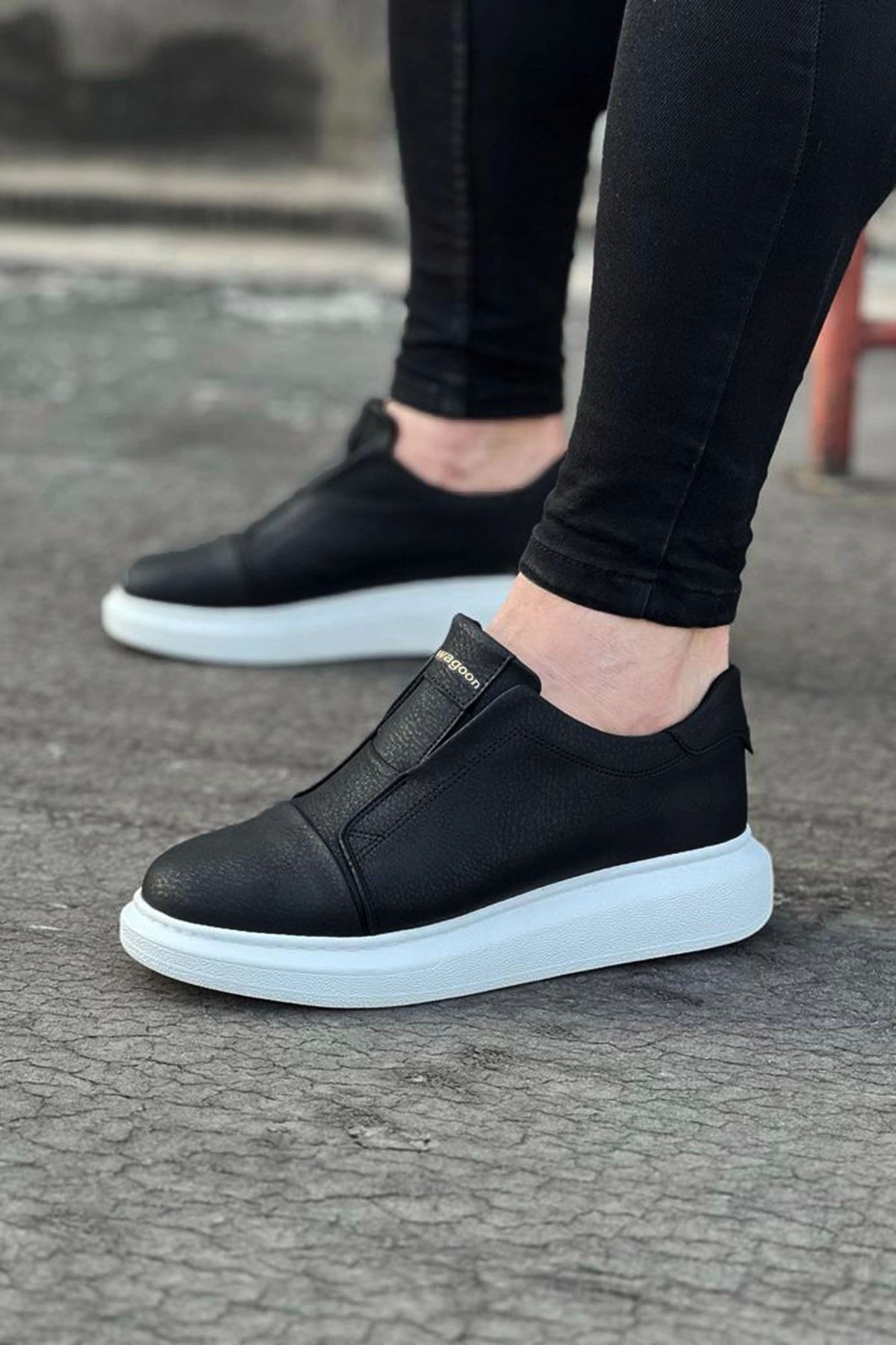 Litae Trend023 Siyah Günlük Casual Erkek Ayakkabı