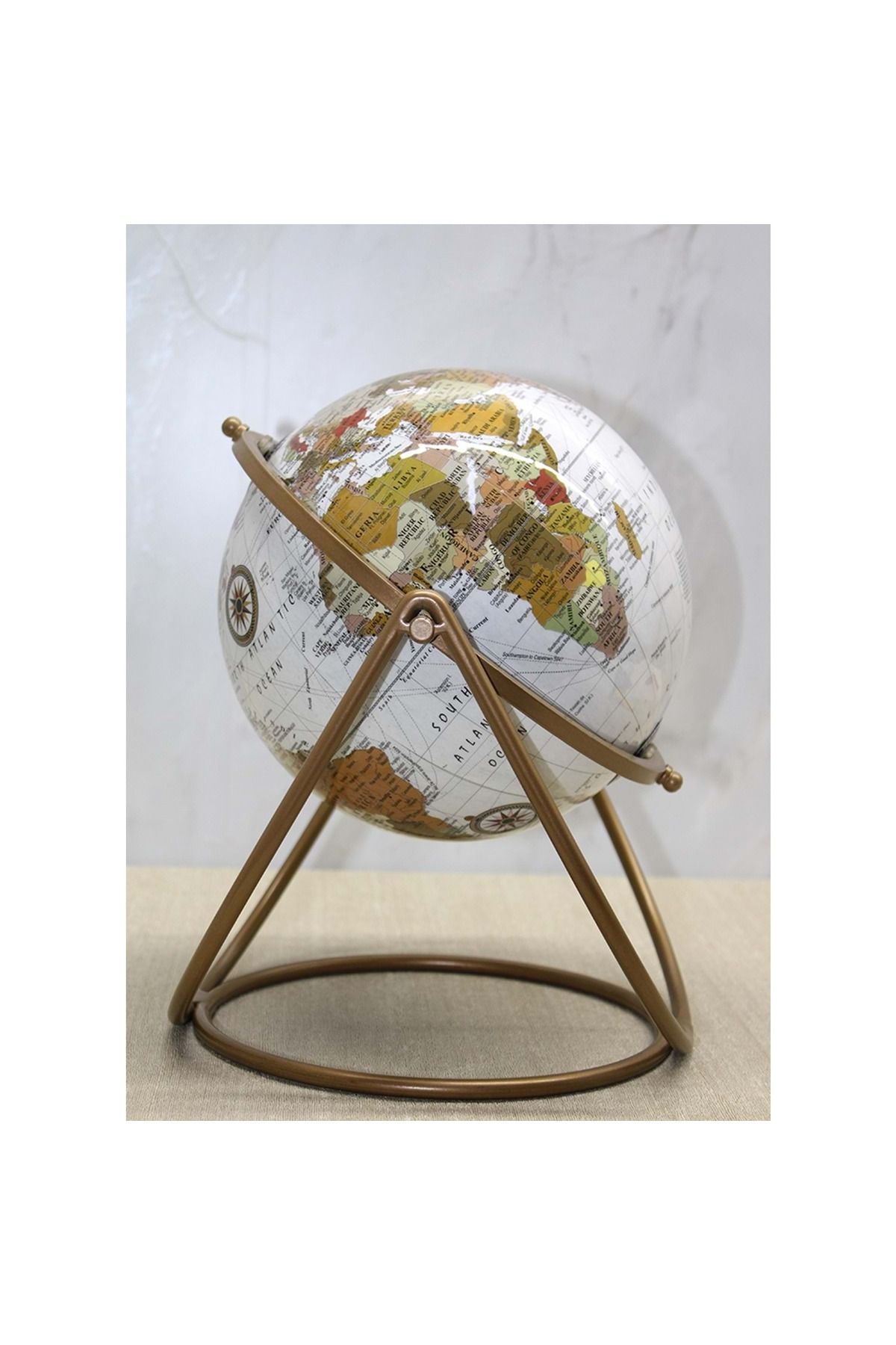 Store Dekoratif Dünya Küre 30*27 Cm