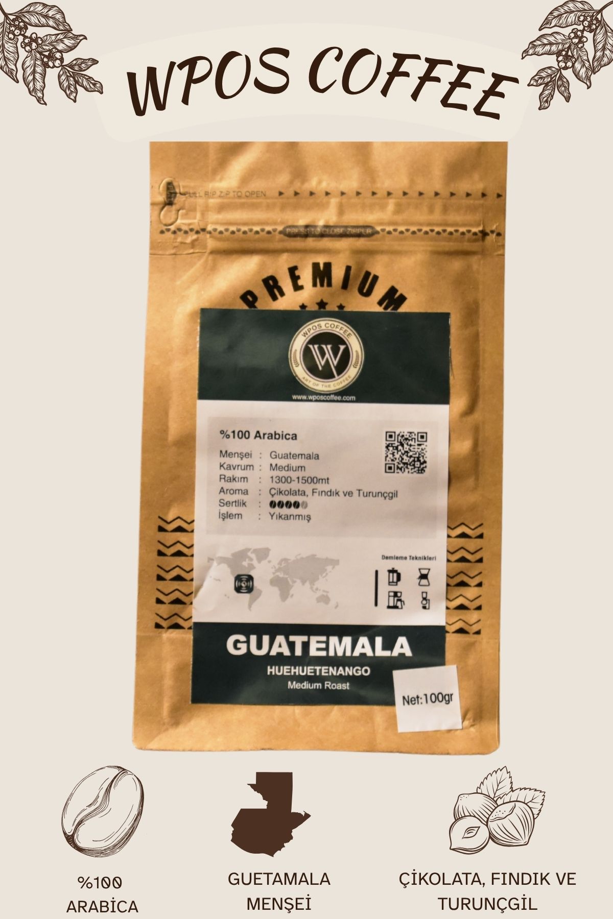 wpos coffee WPOS Premium Guetemala