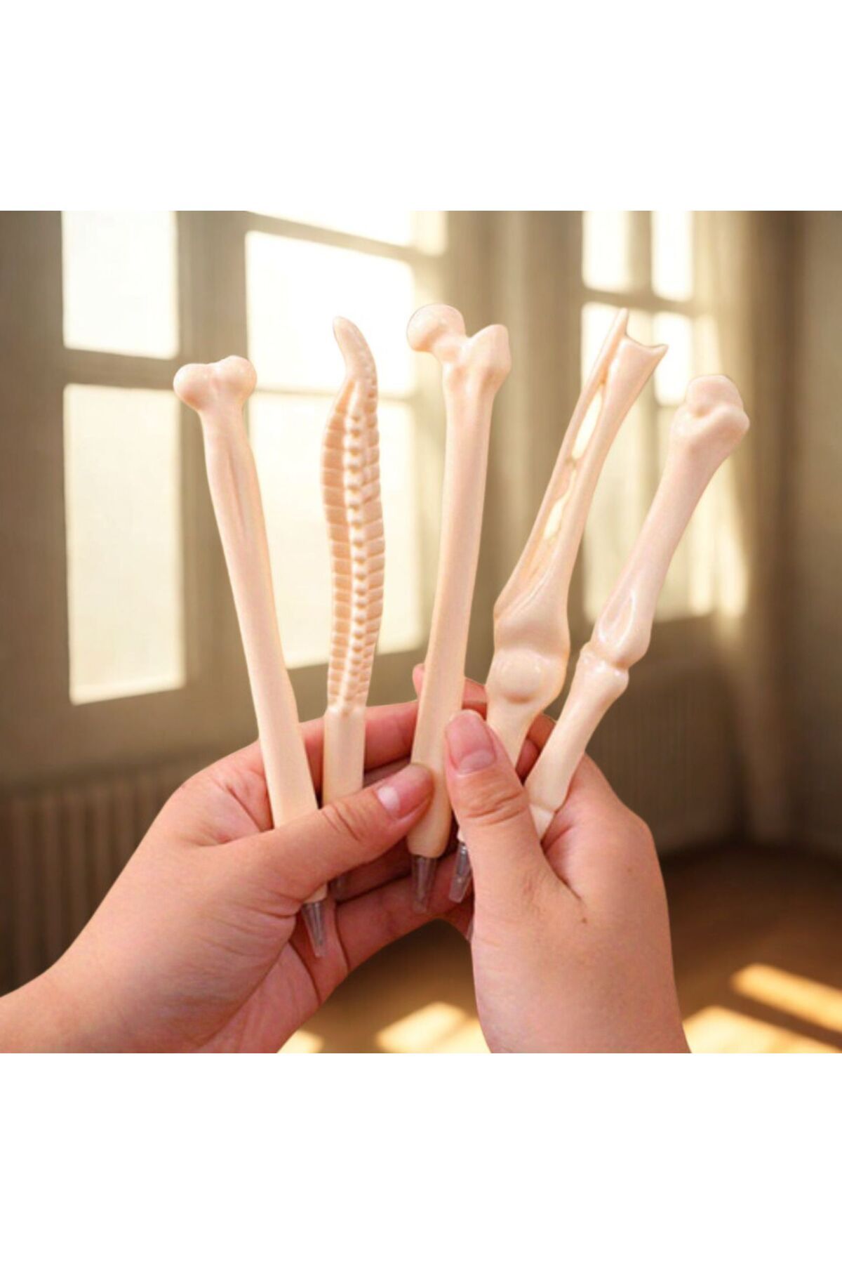 shop Kemik Şeklinde Tükenmez Kalem 5'li Yaratıcı Kemik Tasarım Set