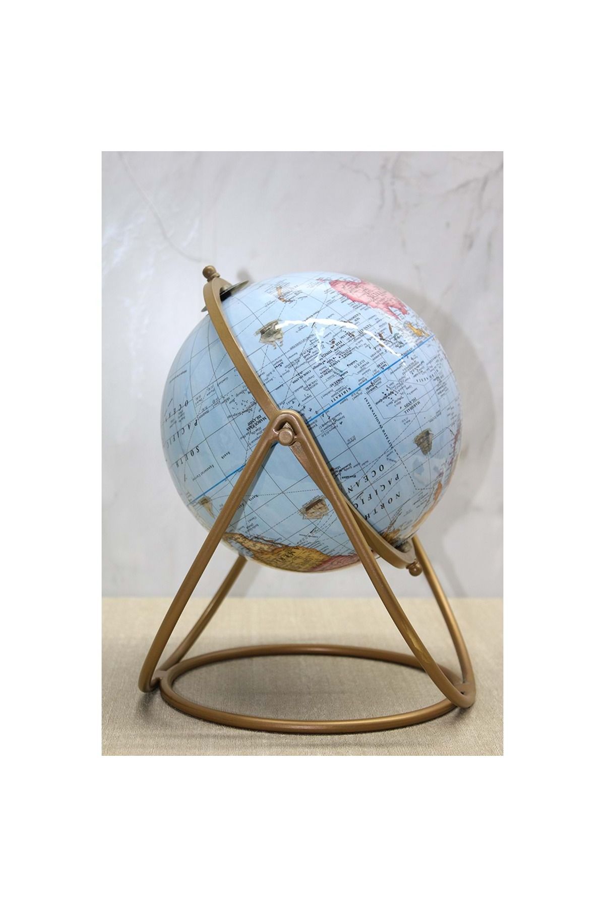 Store Dekoratif Dünya Küre 30*27 Cm