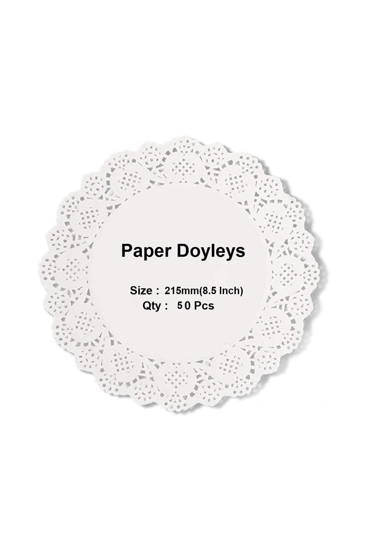 Mikasso Kağıt Dantelli Altlık 21,5 Cm Karışık 1 x 10