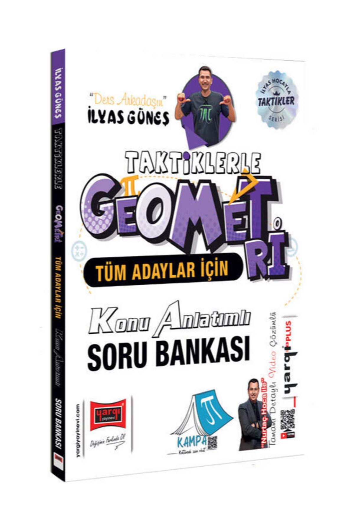 Yargı Yayınları Tüm Adaylar İçin Taktiklerle Geometri Konu Anlatımlı Soru Bankası (İlyas Güneş)