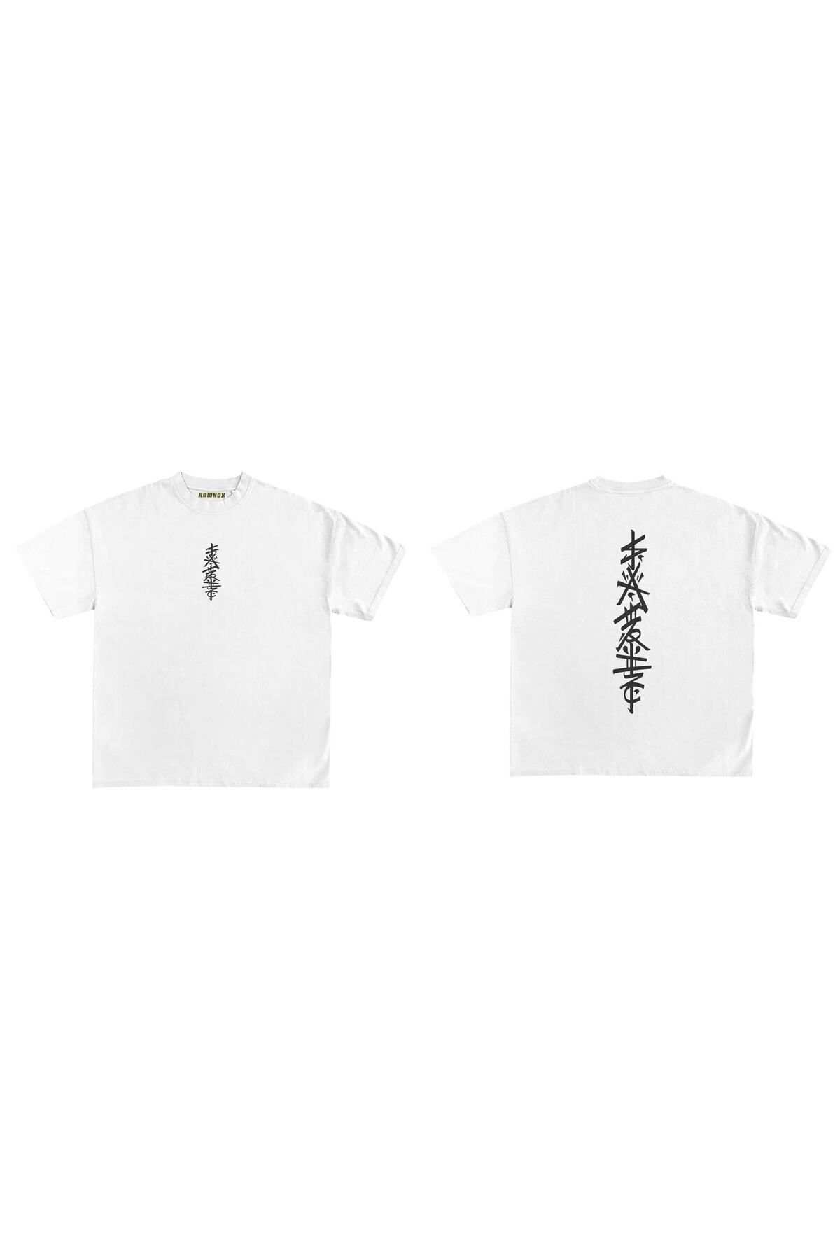 RawNox Unisex Bol Kalıp RawNox Özel Koleksiyon Sairizc Baskılı Tshirt