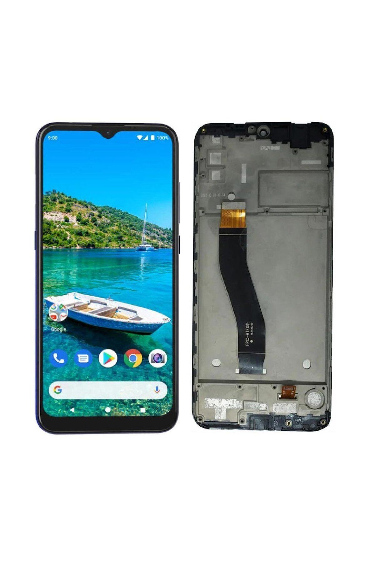 TamirCep General Mobile Gm10 İle Uyumlu Lcd Ekran Dokunmatik Çıtalı