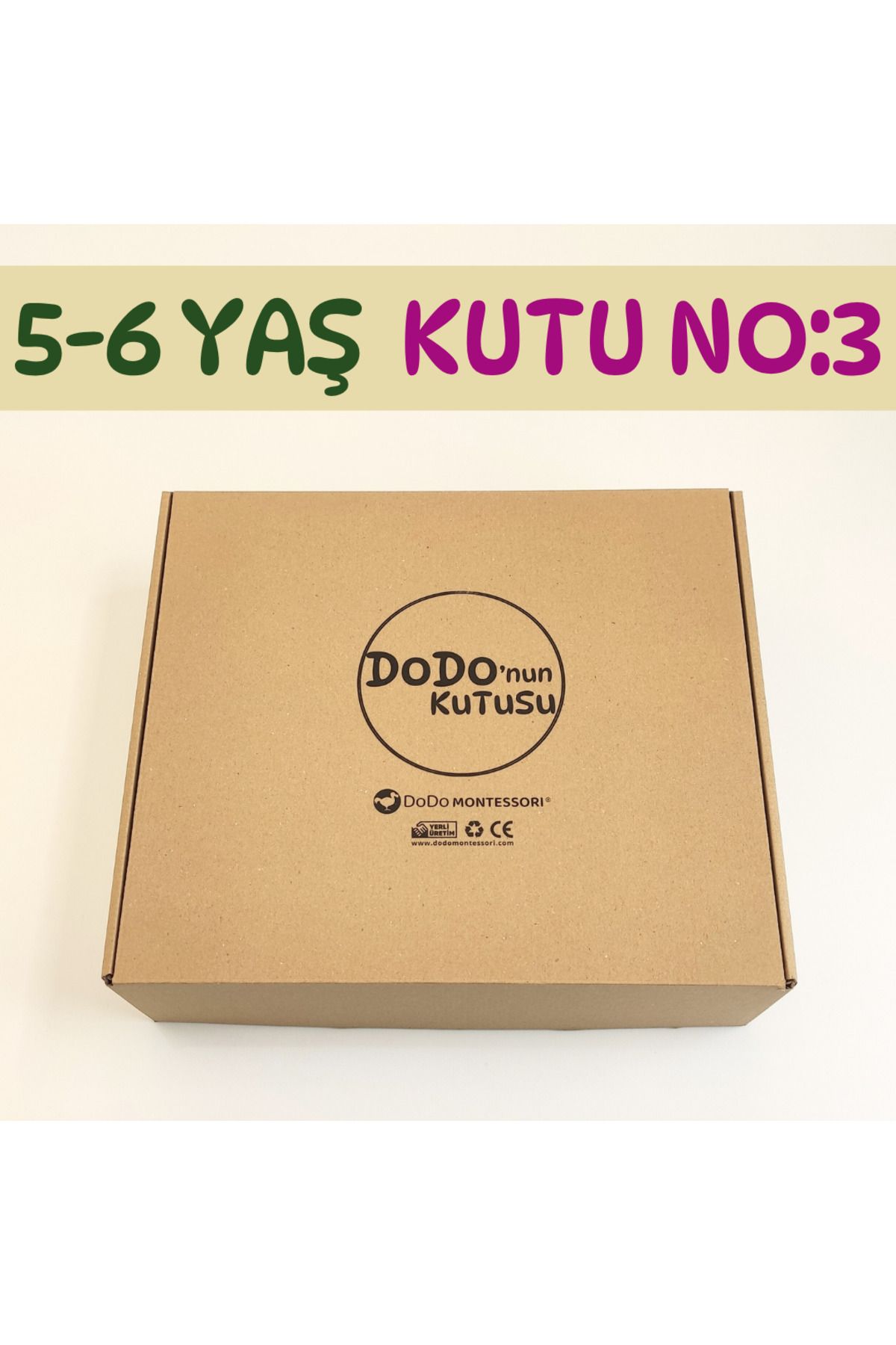 Dodo Montessori Dodo'nun Kutusu — Okul Öncesi Aktiviteler — 5-6 YAŞ KUTU NO:3