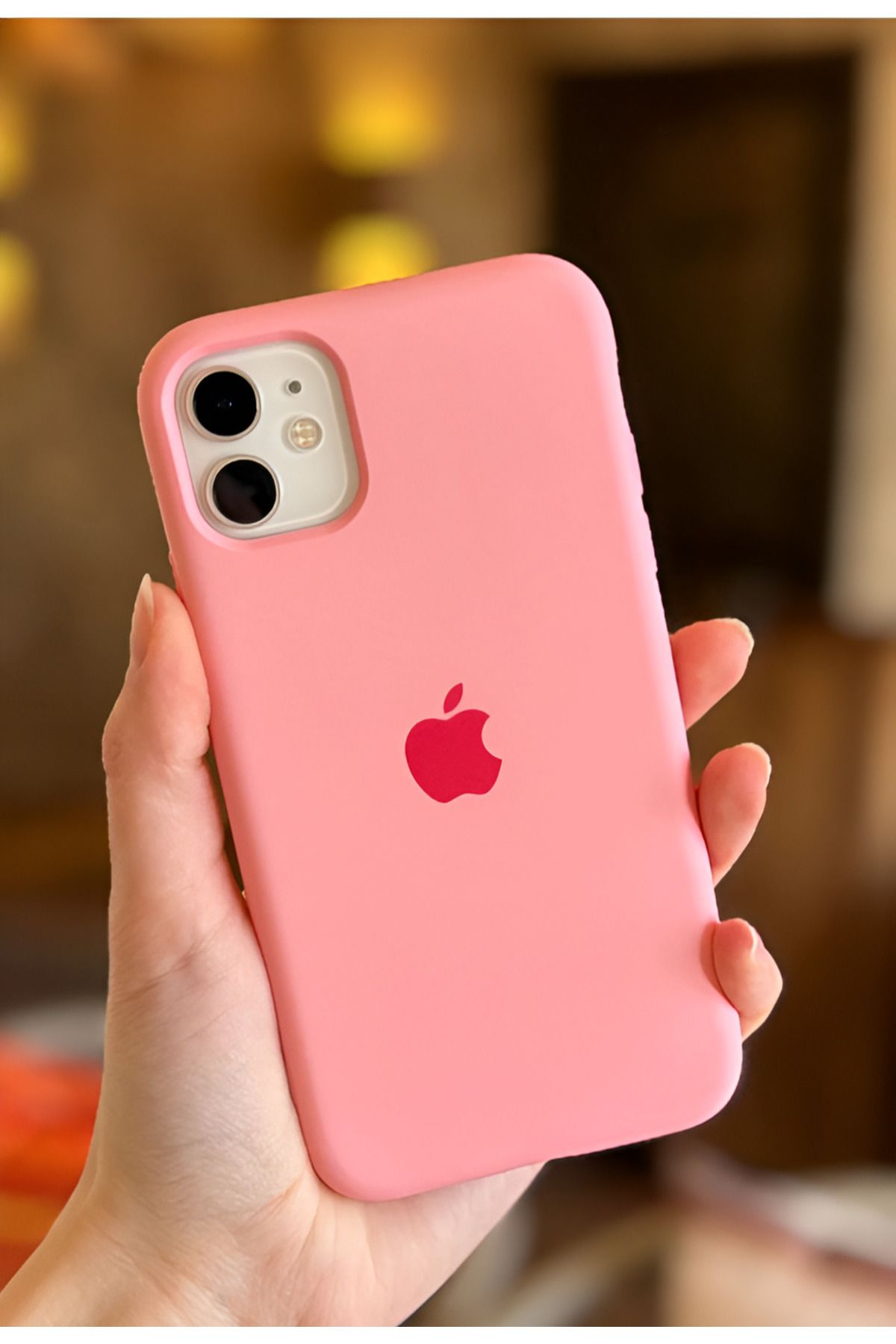 EXS Aksesuar Iphone 11 Uyumlu Içi Kadife Lansman Silikon Kılıf Kapak