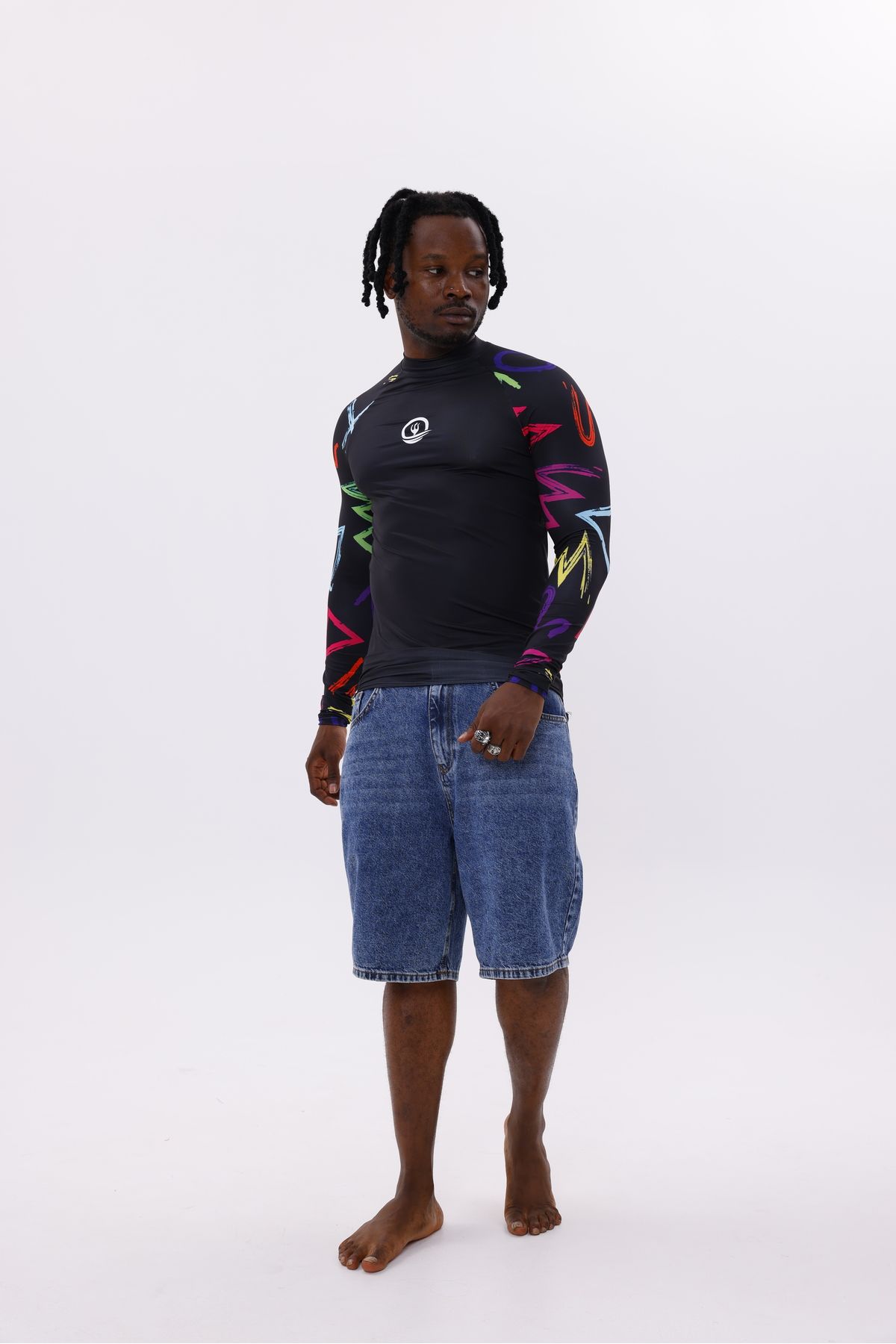 NEPTUNUS SHOP UPF50,ERKEK UZUN KOLLU RASHGUARD,SU SPORLARI ÜST GİYİM