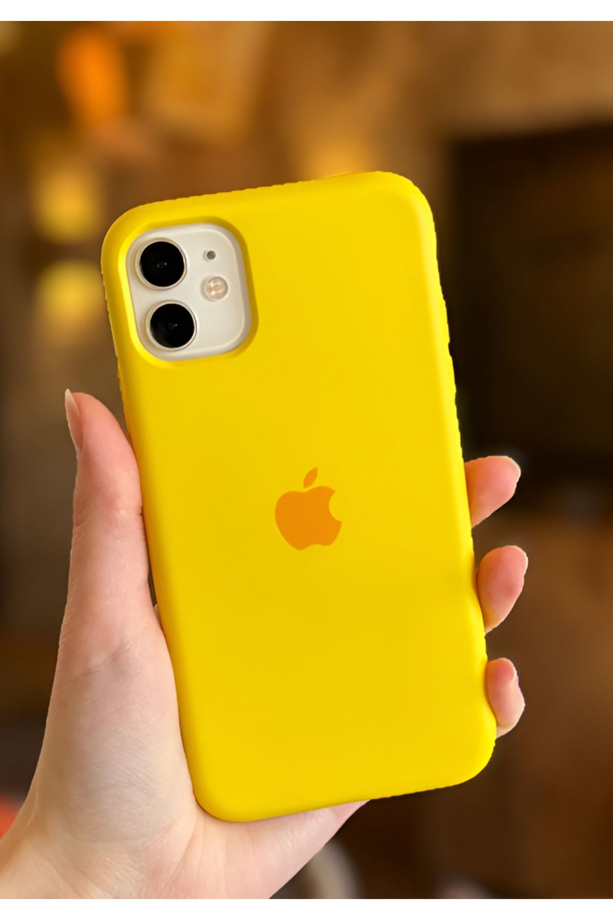 EXS Aksesuar Iphone 11 Uyumlu Içi Kadife Lansman Silikon Kılıf Kapak