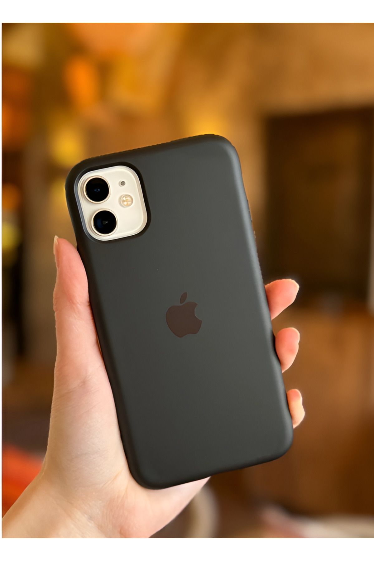 EXS Aksesuar Iphone 11 Uyumlu Içi Kadife Lansman Silikon Kılıf Kapak