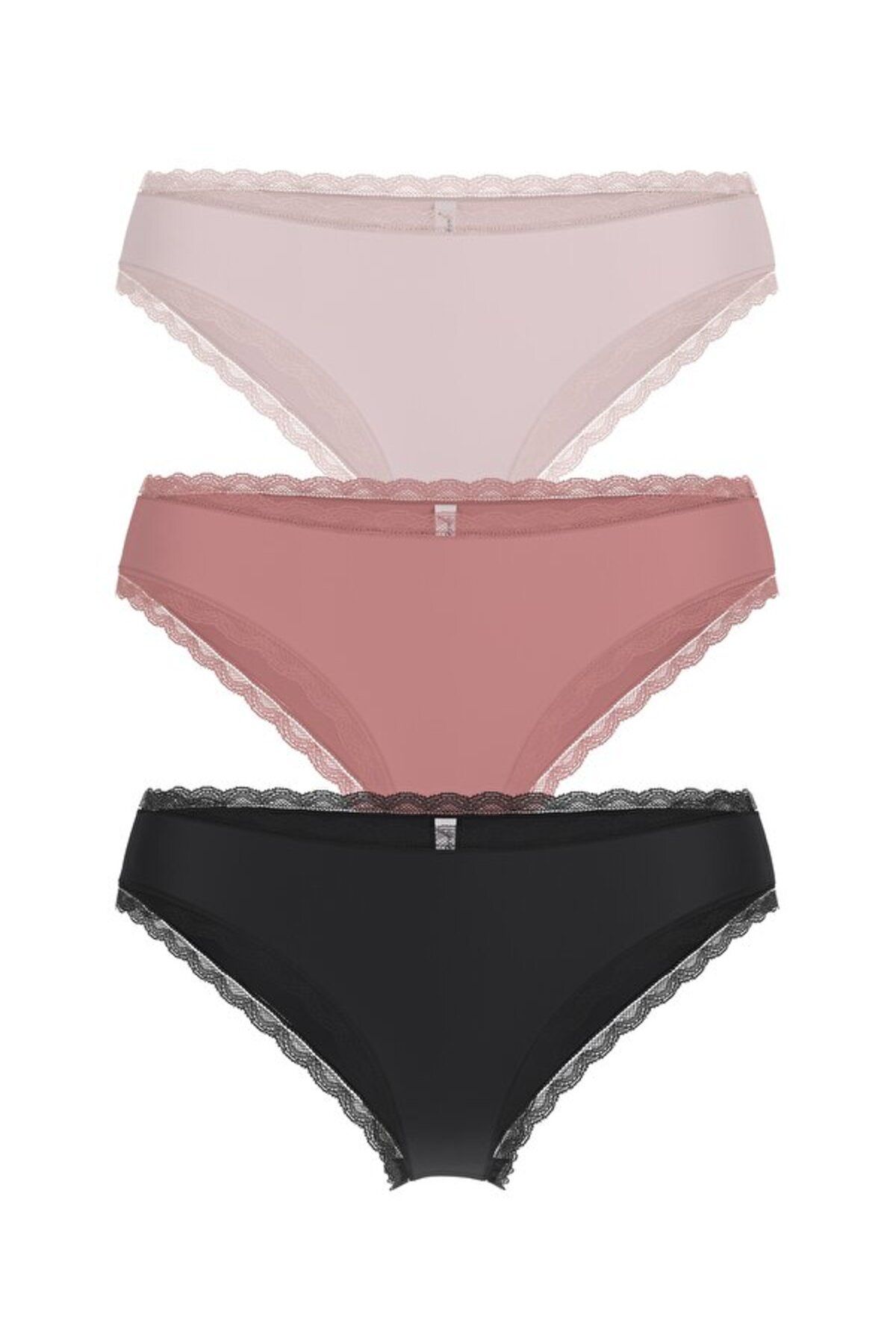 Guess Basic Microfiber Kadın Brief 3'Lü Külot Paketi