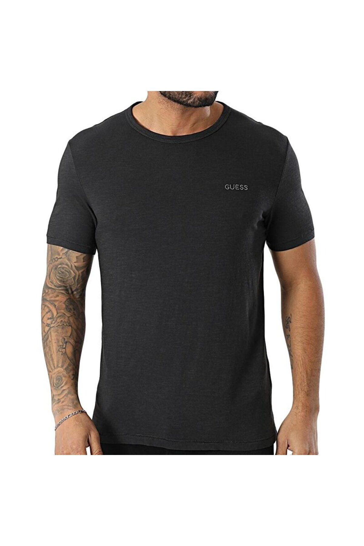 Guess Ss Cn Dyed Erkek Slim Fit T-Shirt