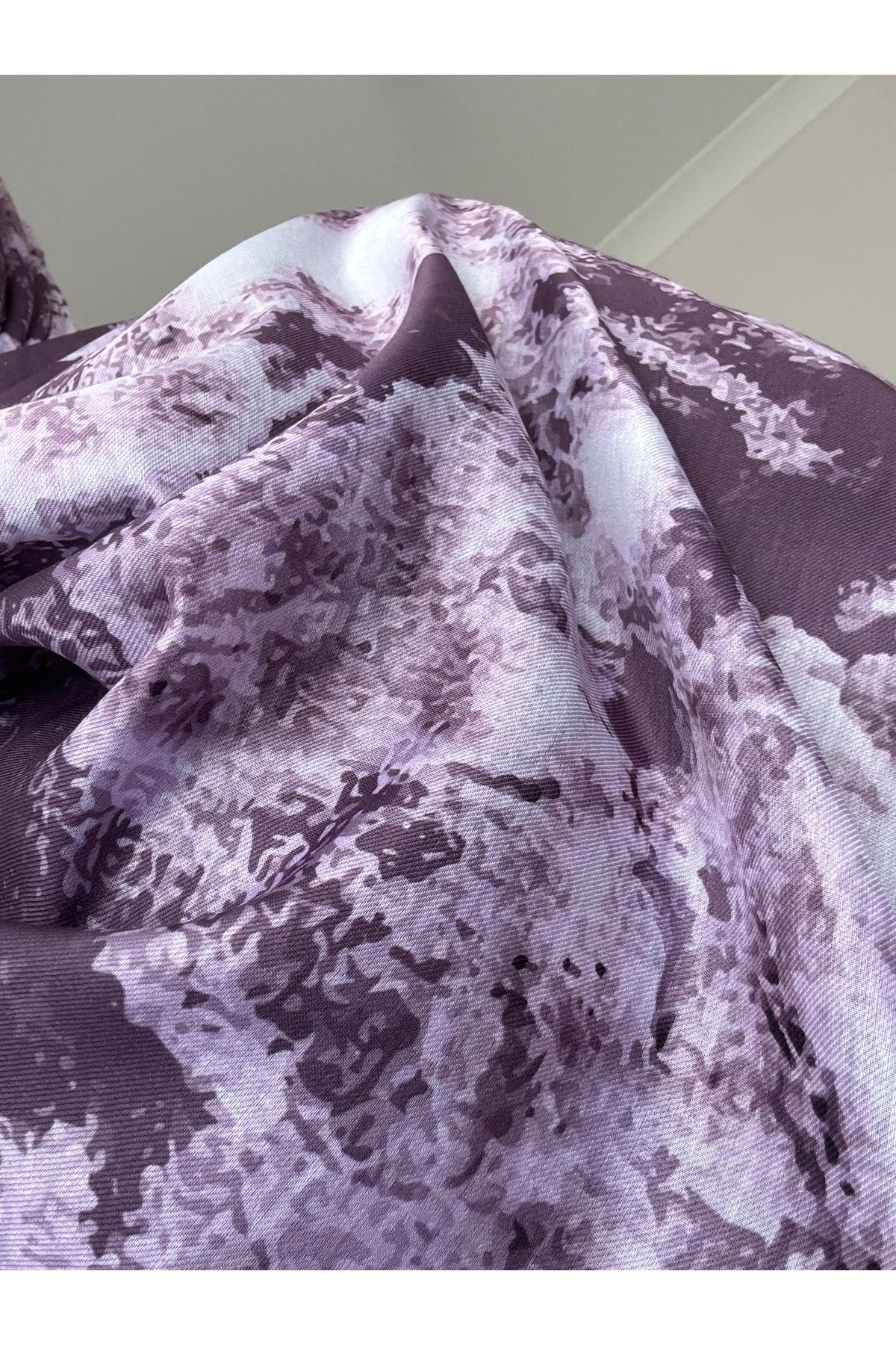 Lavena scarfs-Bohemian Series Bohemian Pattern Cotton Digital Soft Shawl - Purple 2