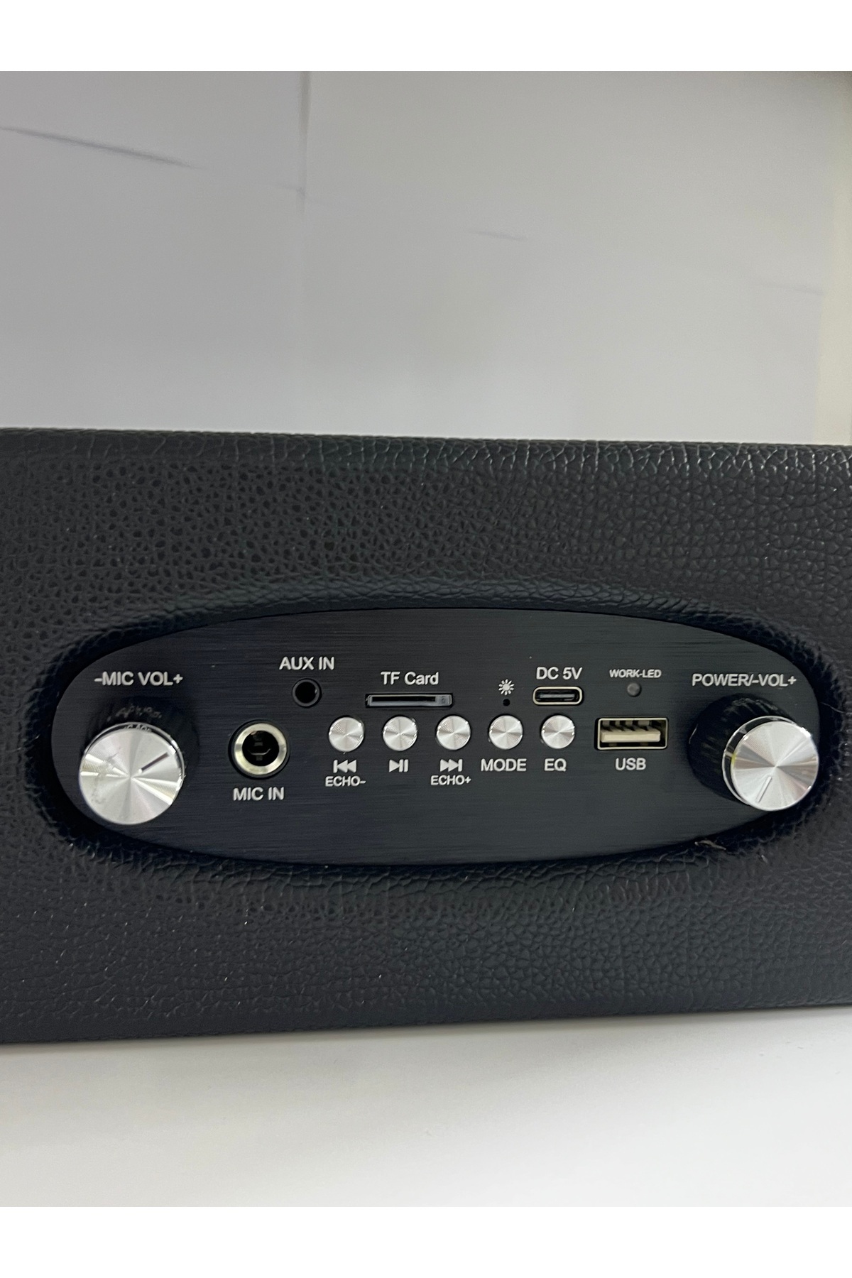 ACL ACS-19 20W Mikrofonlu Retro Müzik Kutusu Bluetooth Hoparlör