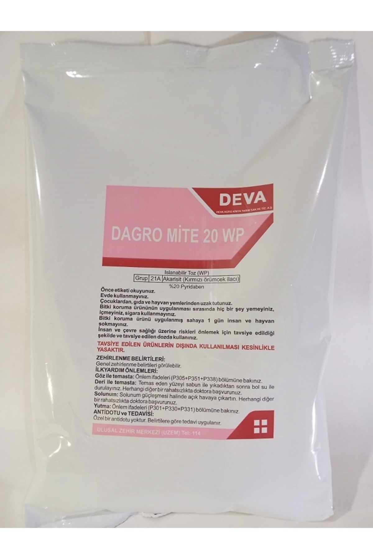 Deva Canhiper Ile Aynı Dagromite 500 gr Kedi, Köpek, Tavşan, Tavuk Için Bit Ilaci, Pire , Kene Kırmızı