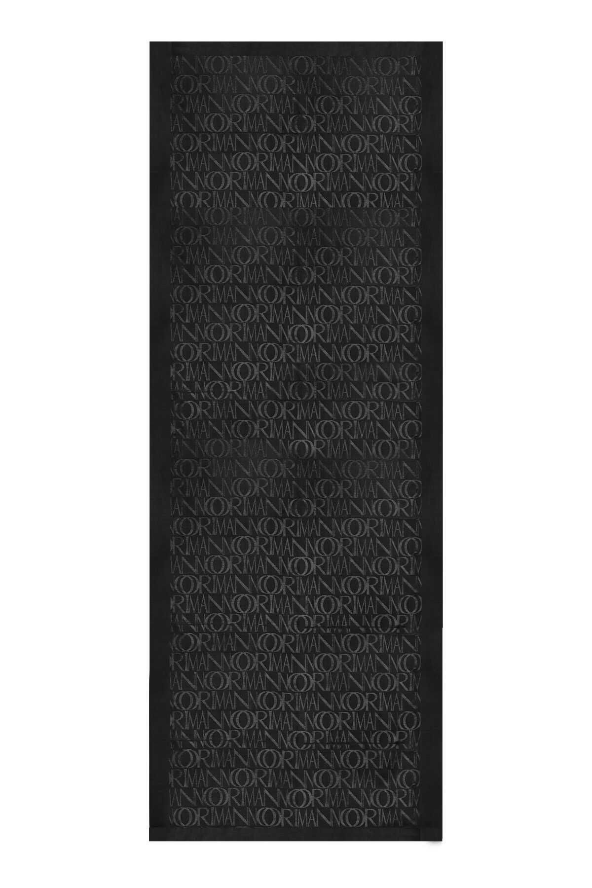 Imannoor İmannoor 3046 İmza Monogram Shiny Jakar Şal 70x200