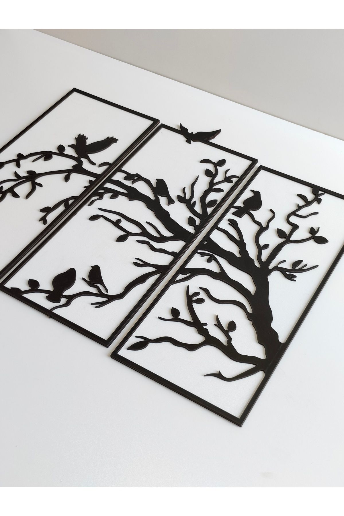HARPİES Ağaç Desenli MDF Tablo | 18*41 CM | TB2028