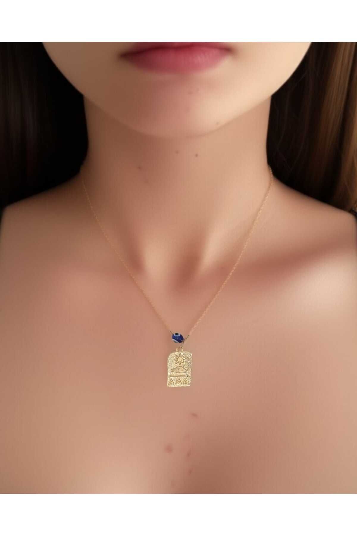 Anziano bijuteri Kadın Tarot Kolye Charm Kolye Paslanmaz Çelik
