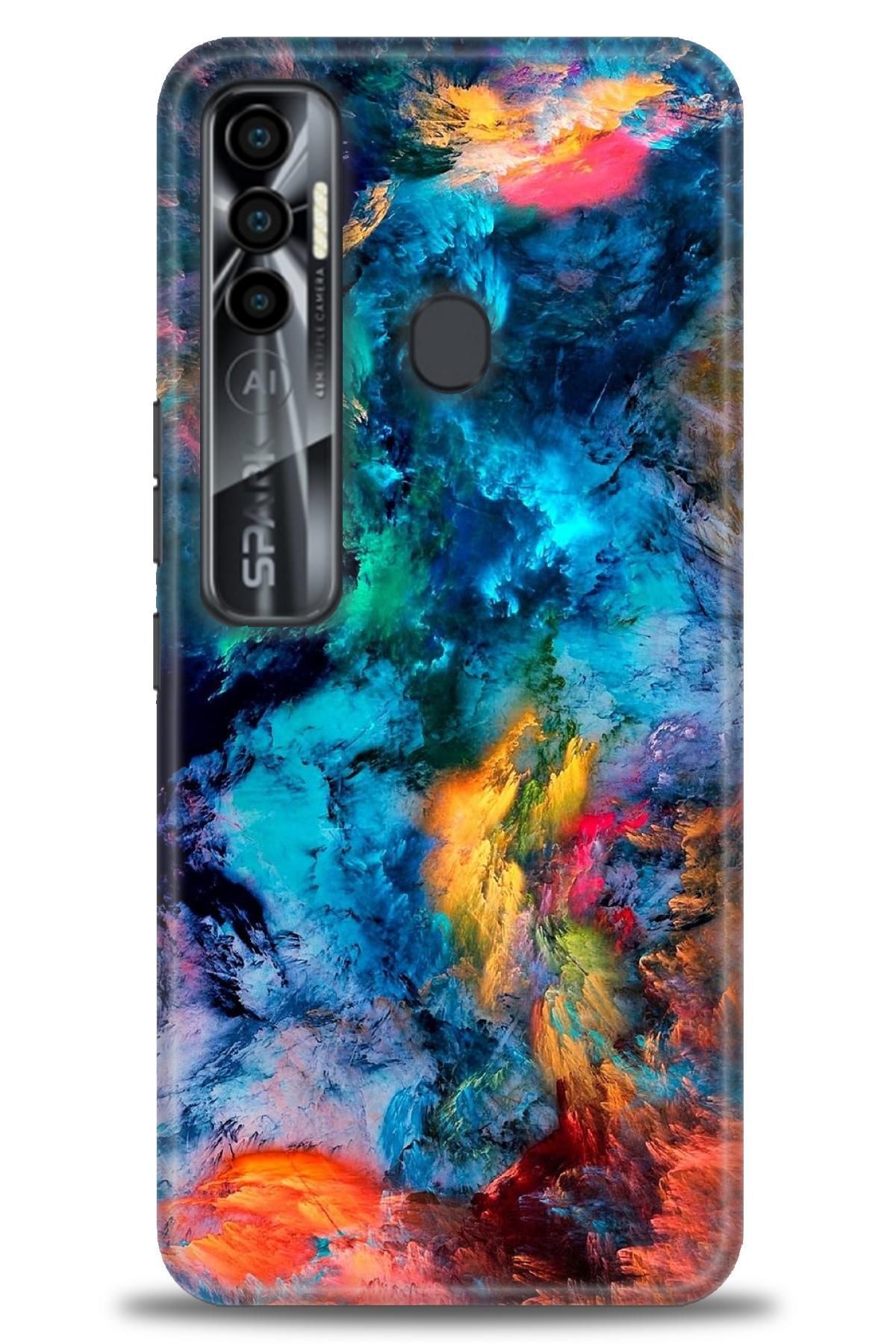 TECNO Spark 7 Pro İle Uyumlu HD Baskılı Kılıf - Karışık Seri - 555