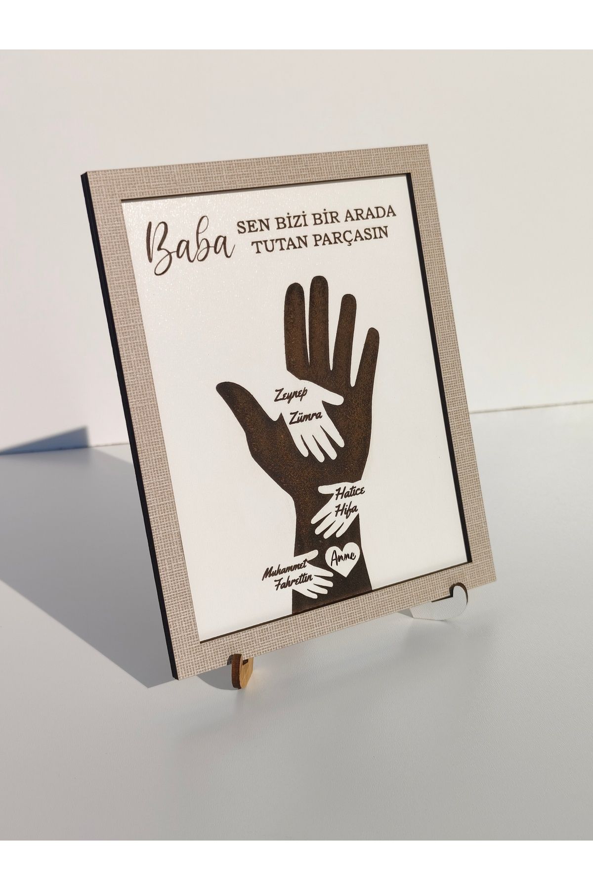 HARPİES Kişiselleştirilebilir Babalar Gününe Özel Tablo | 17*13 CM |KH6014