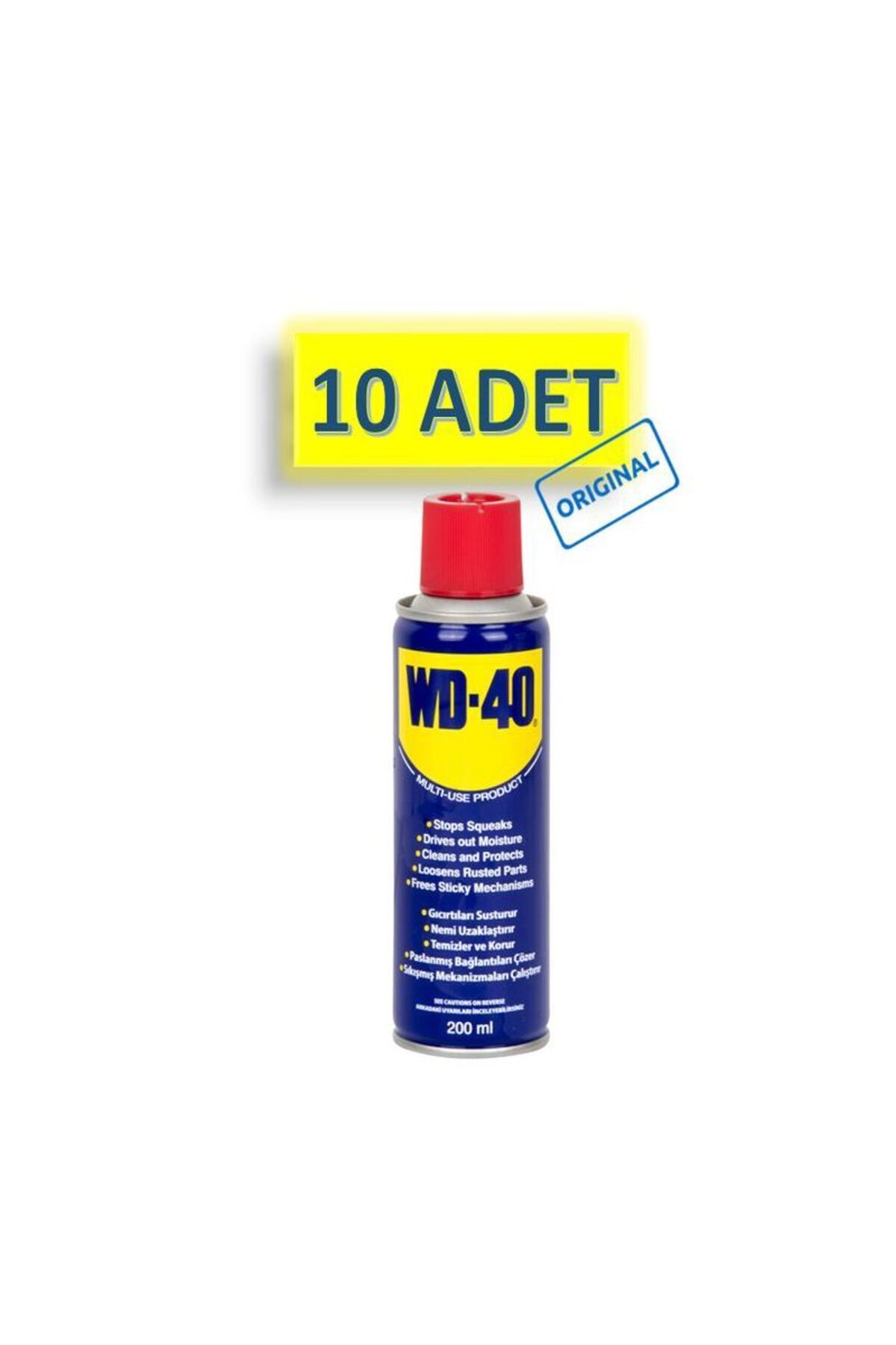 WD-40 200 ML 10 ADET