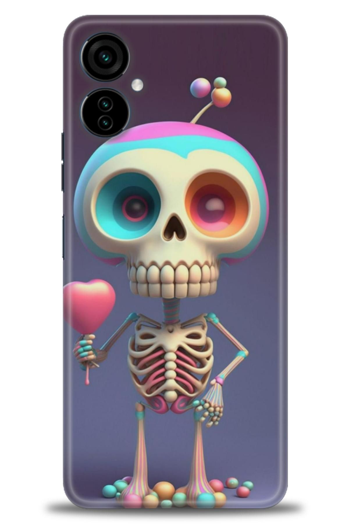 TECNO Camon 19 Neo (CH6i) İle Uyumlu HD Baskılı Kılıf - Karışık Seri - 795