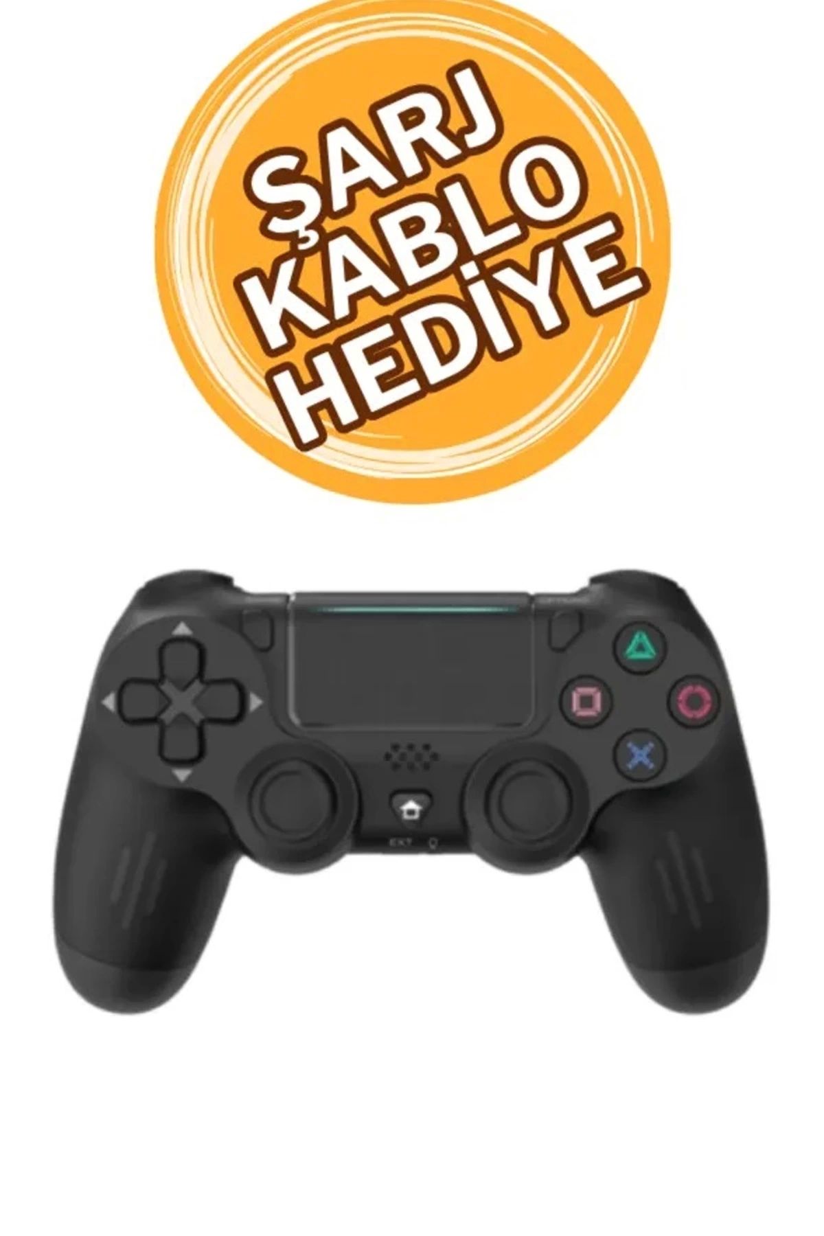 Generic Ps4 Kol Wireless Bt Kablosuz Oyun Kolu Ps4 Joystick Tablet Telefon Pc Uyumlu Titreşimli Oyun Kolu