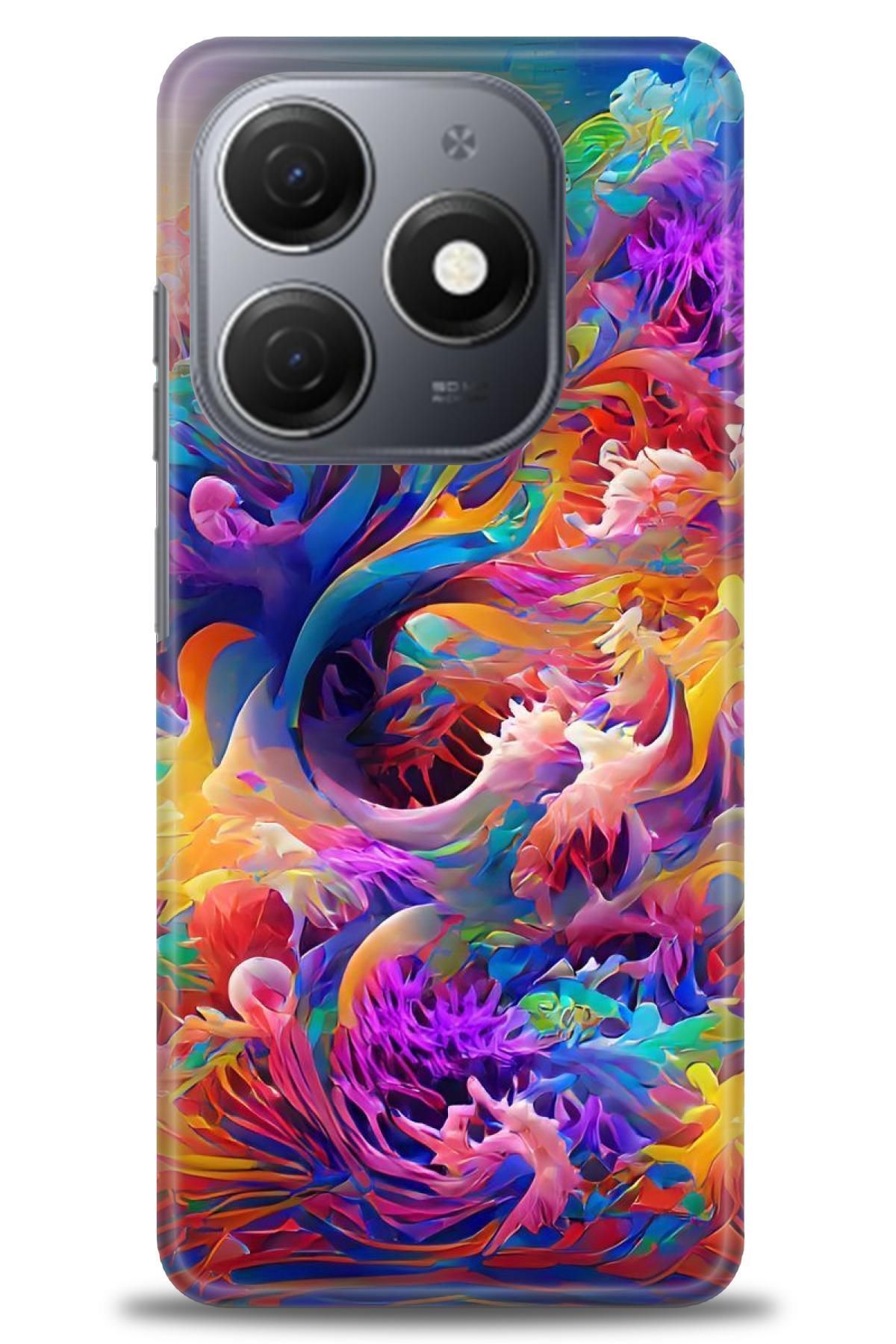 TECNO Spark 20 / 20C İle Uyumlu HD Baskılı Kılıf - Karışık Seri - 805