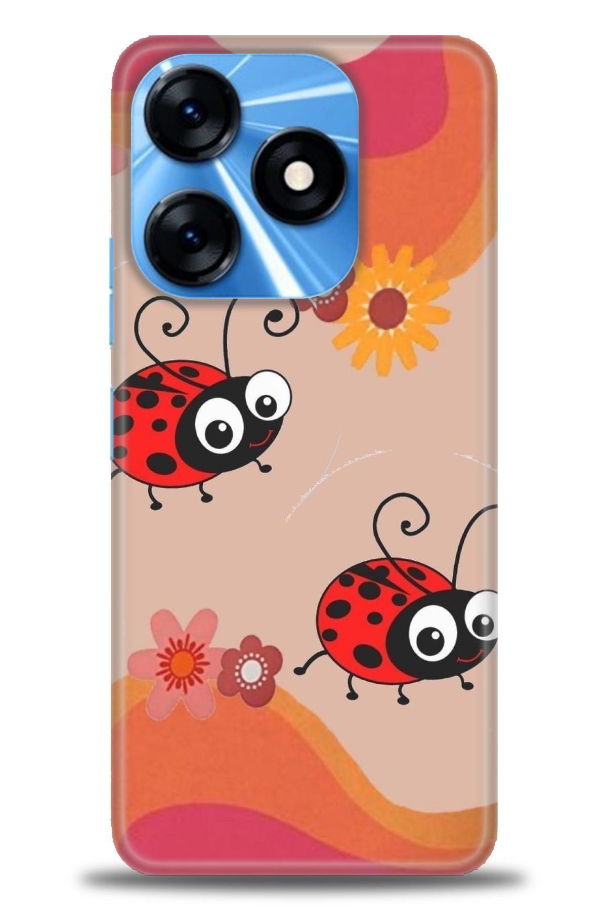 TECNO Spark 10 4G / 10C İle Uyumlu HD Baskılı Kılıf - Karışık Seri - 605