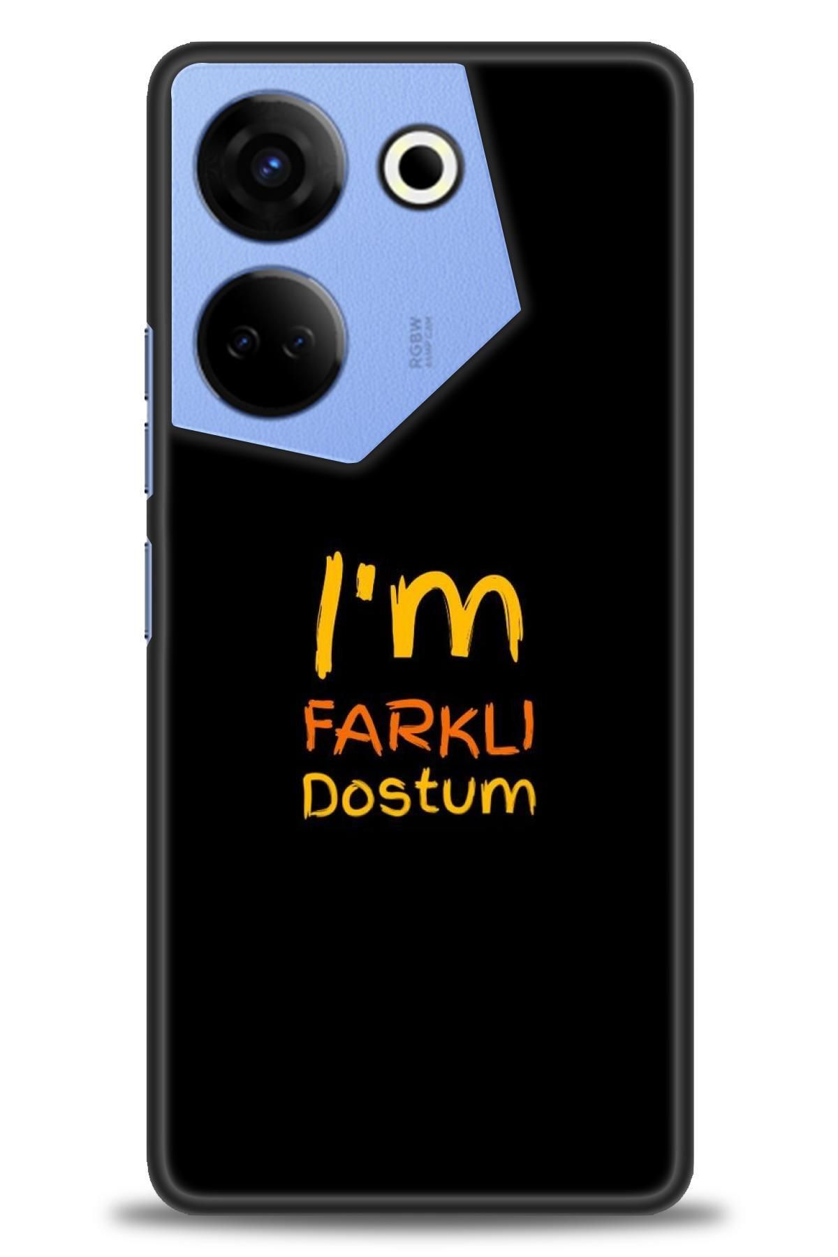 TECNO Camon 20 Pro 4G (CK7n)İle Uyumlu HD Baskılı Kılıf - Karışık Seri - 1075