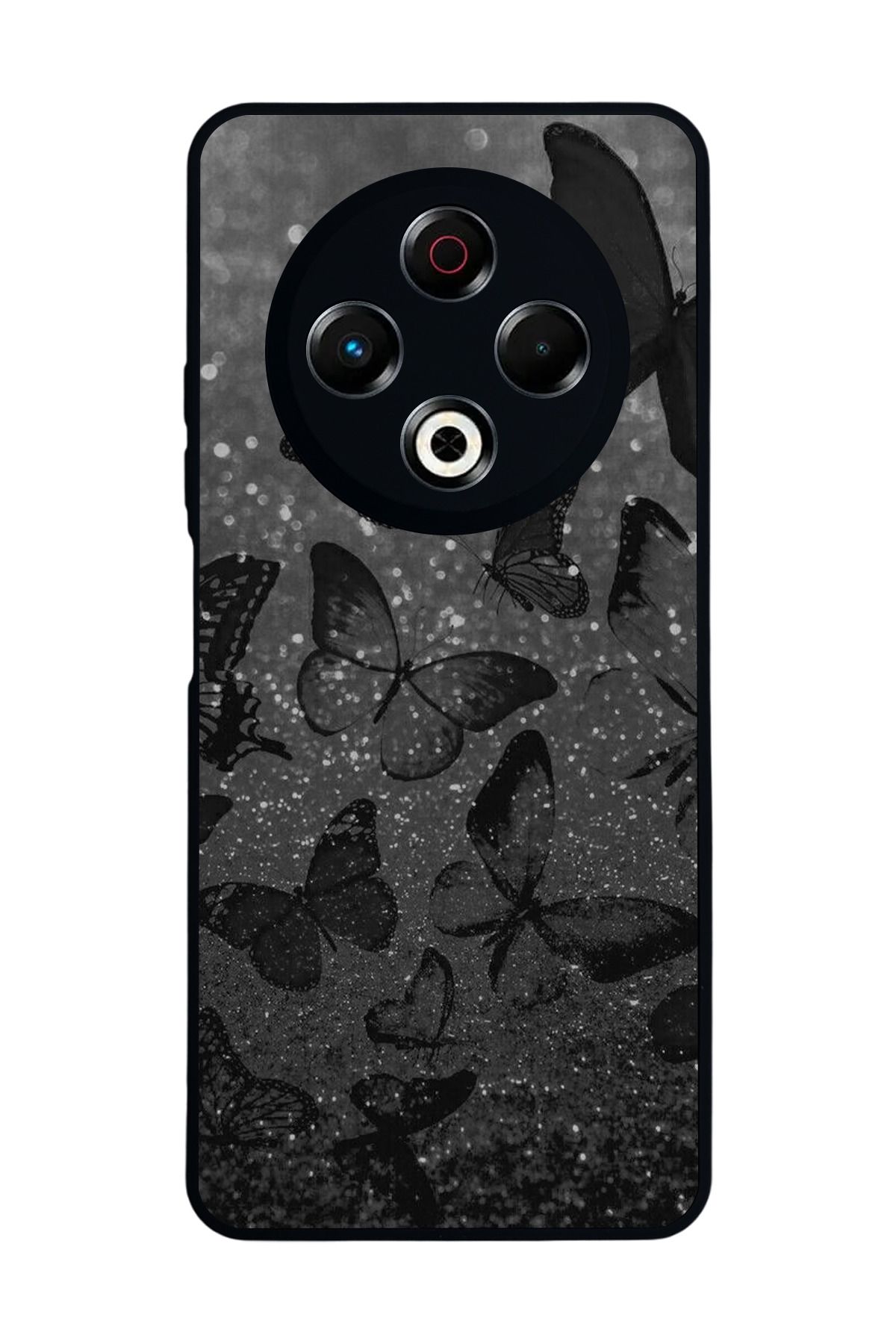 TECNO Spark 30 Uyumlu Mat Siyah Kılıf – Yumuşak Silikon, Koruyucu, Şok Emici Kapak
