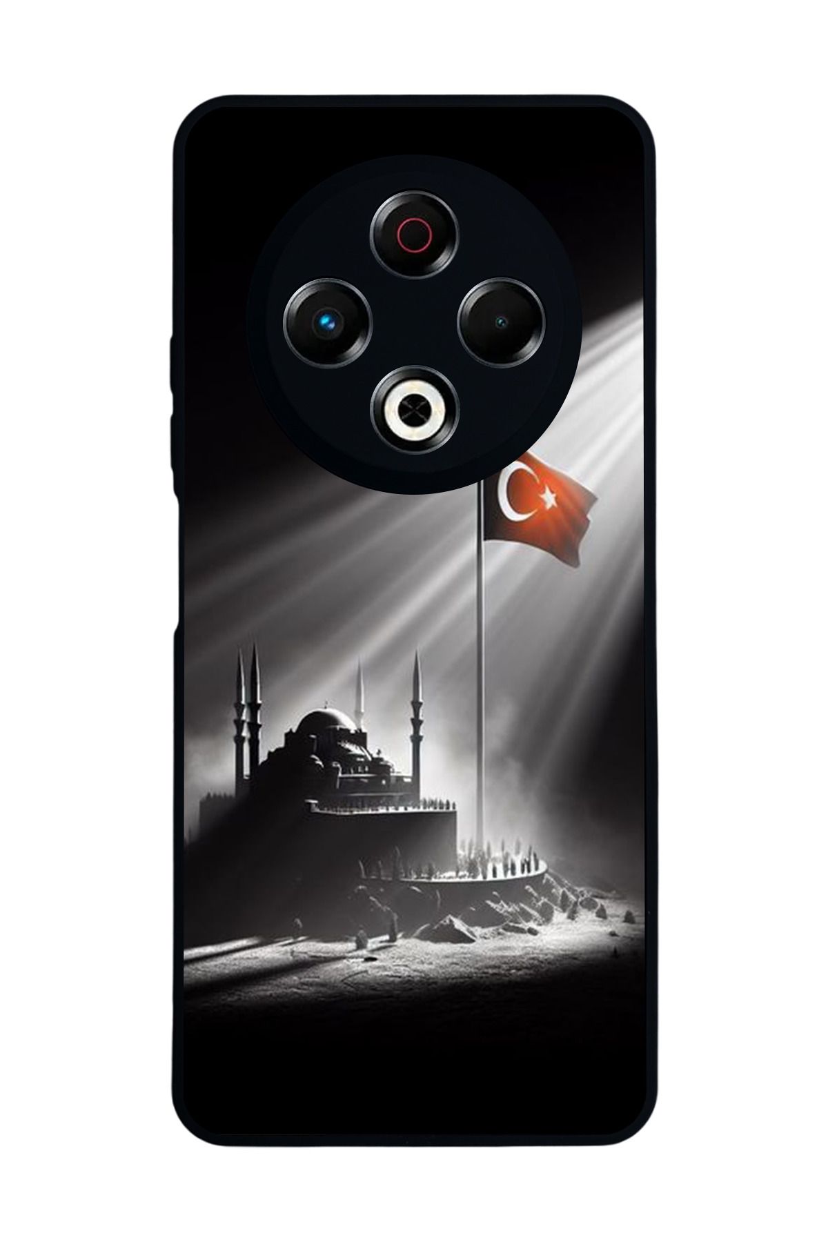 TECNO Spark 30 Uyumlu Mat Siyah Kılıf – Yumuşak Silikon, Koruyucu, Şok Emici Kapak