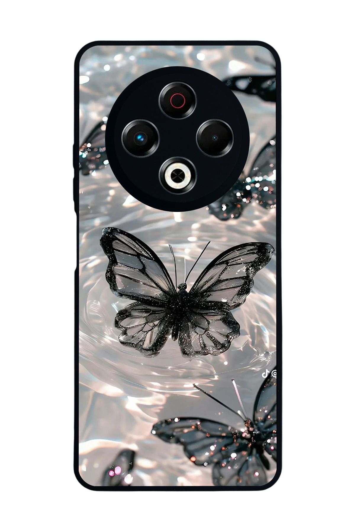 TECNO Spark 30 Uyumlu Mat Siyah Kılıf – Yumuşak Silikon, Koruyucu, Şok Emici Kapak