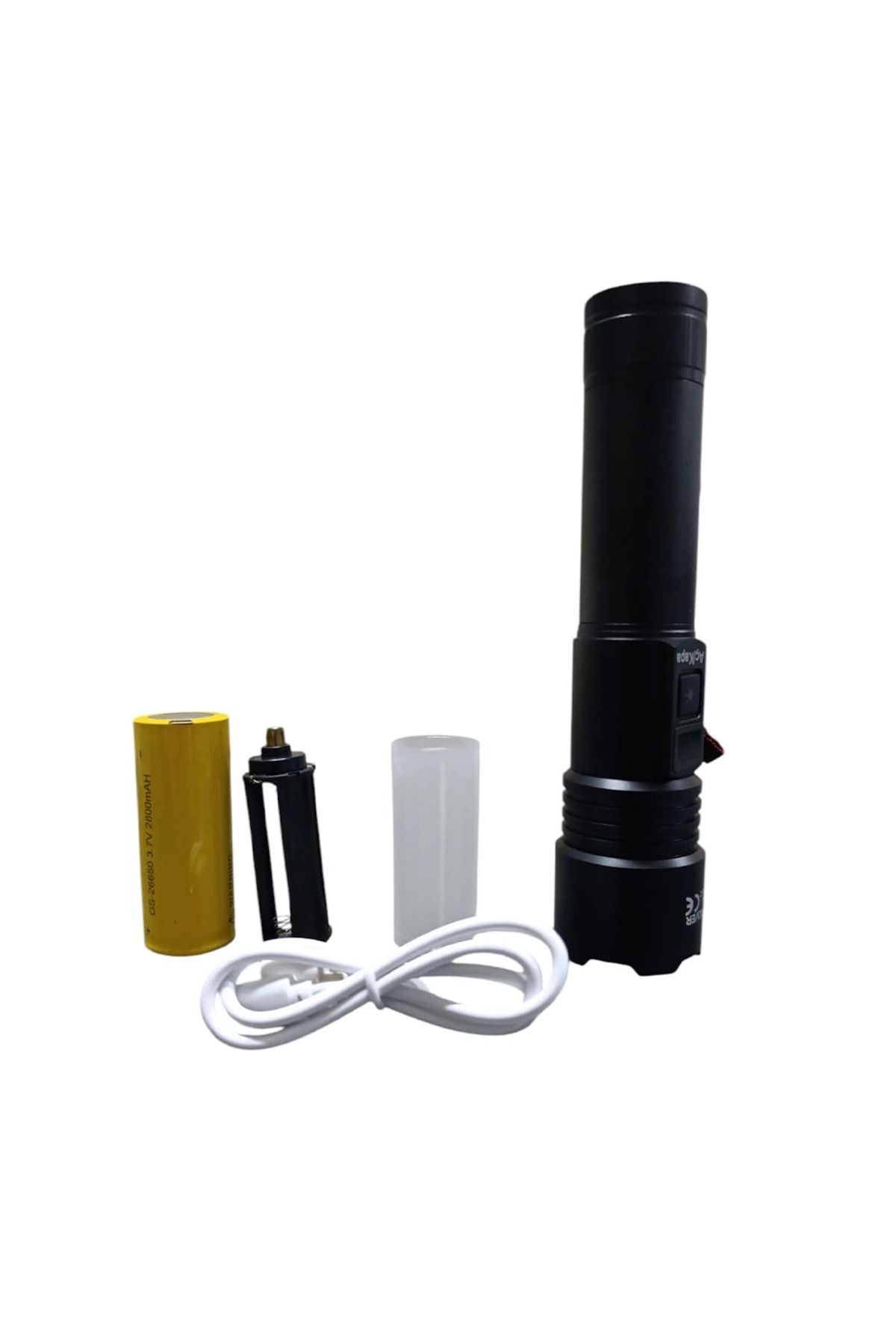 Nemere 1300 Lümen TG Led 2800 mAH Zoom Özellikli Şarj Edilebilir El Feneri SK3600