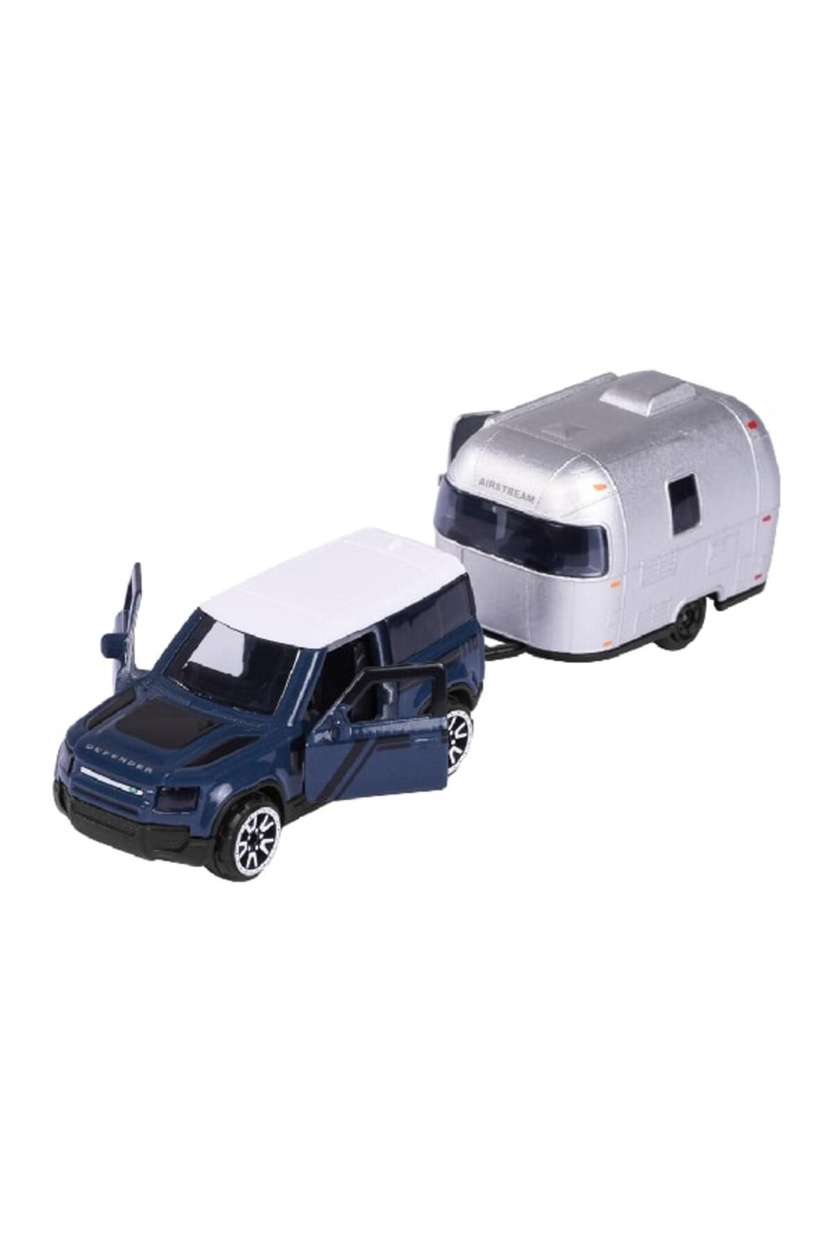Majorette TRAILER ASSORTMENT LAND ROVER DEFENDER 90-AIRSTREAM SPORT 16