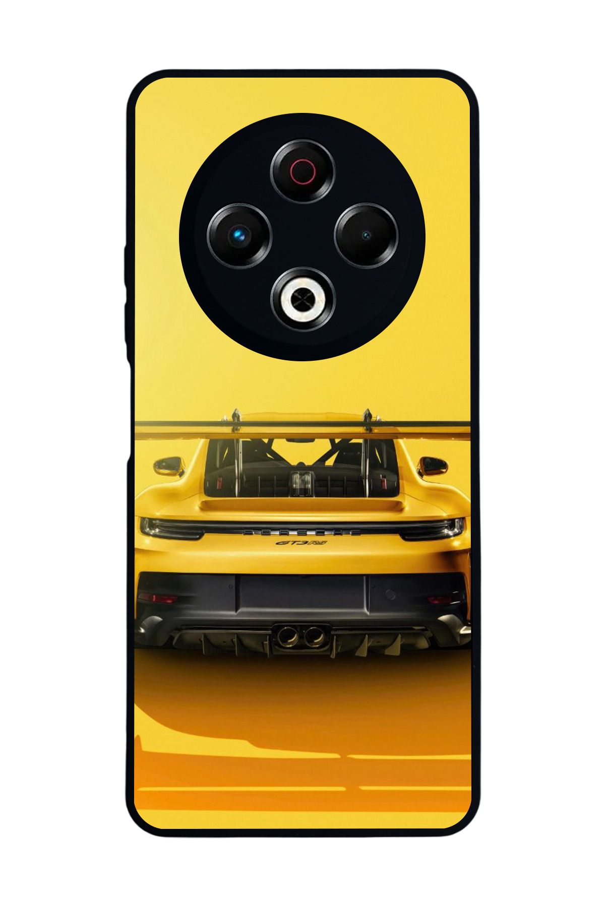 TECNO Spark 30 Uyumlu Mat Siyah Kılıf – Yumuşak Silikon, Koruyucu, Şok Emici Kapak