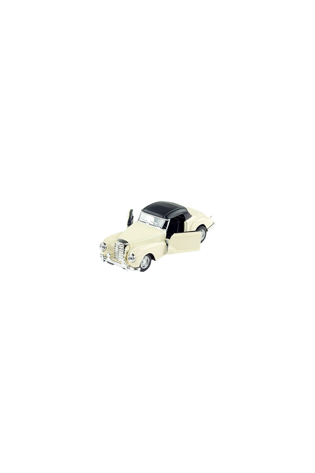 MEGA 1:32 DIE CAST RETRO KLASİK LÜKS COUPE ARABA KREM