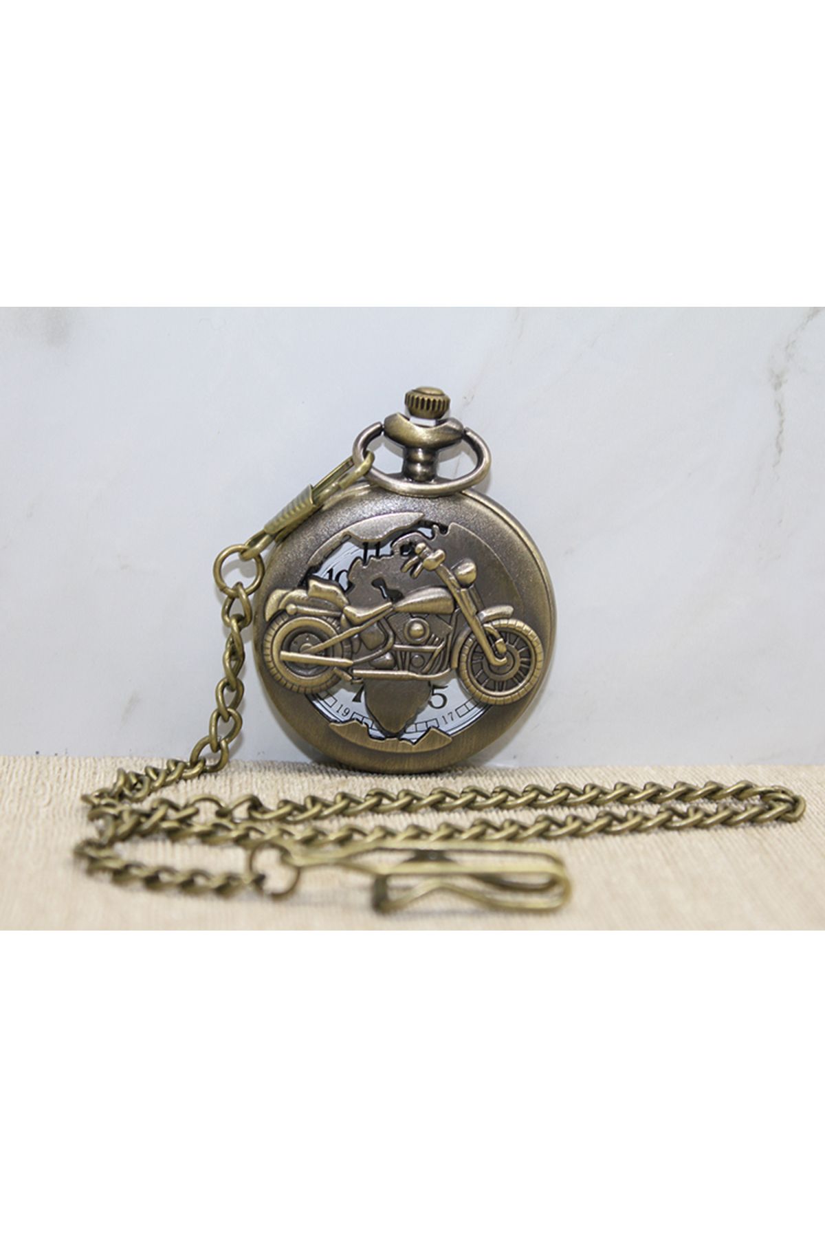 MR RZN STORE Motor Tasarımlı Köstekli Saat
