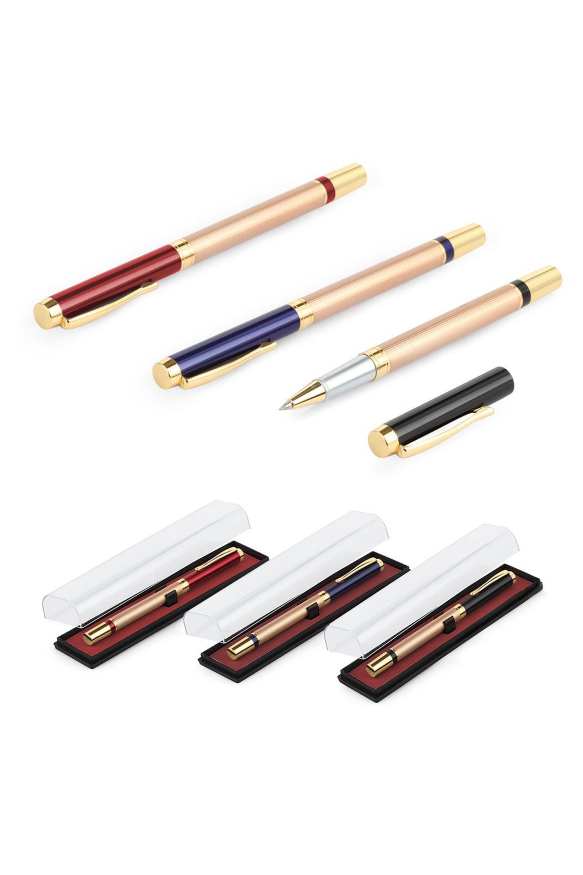 Toptan Bulurum Metal Roller Renkli Kalem