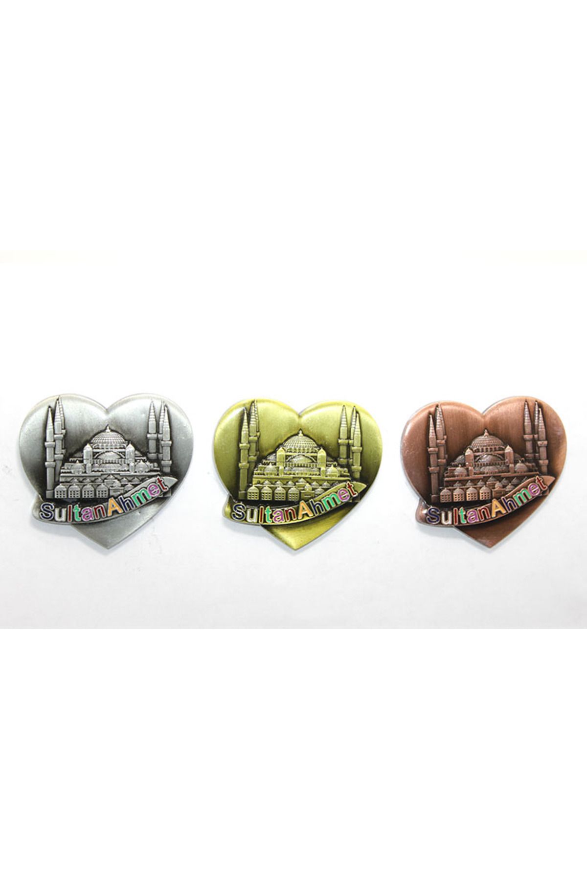 MR RZN STORE Yöresel Sultanahmet Magnet Kalp Tasarımlı