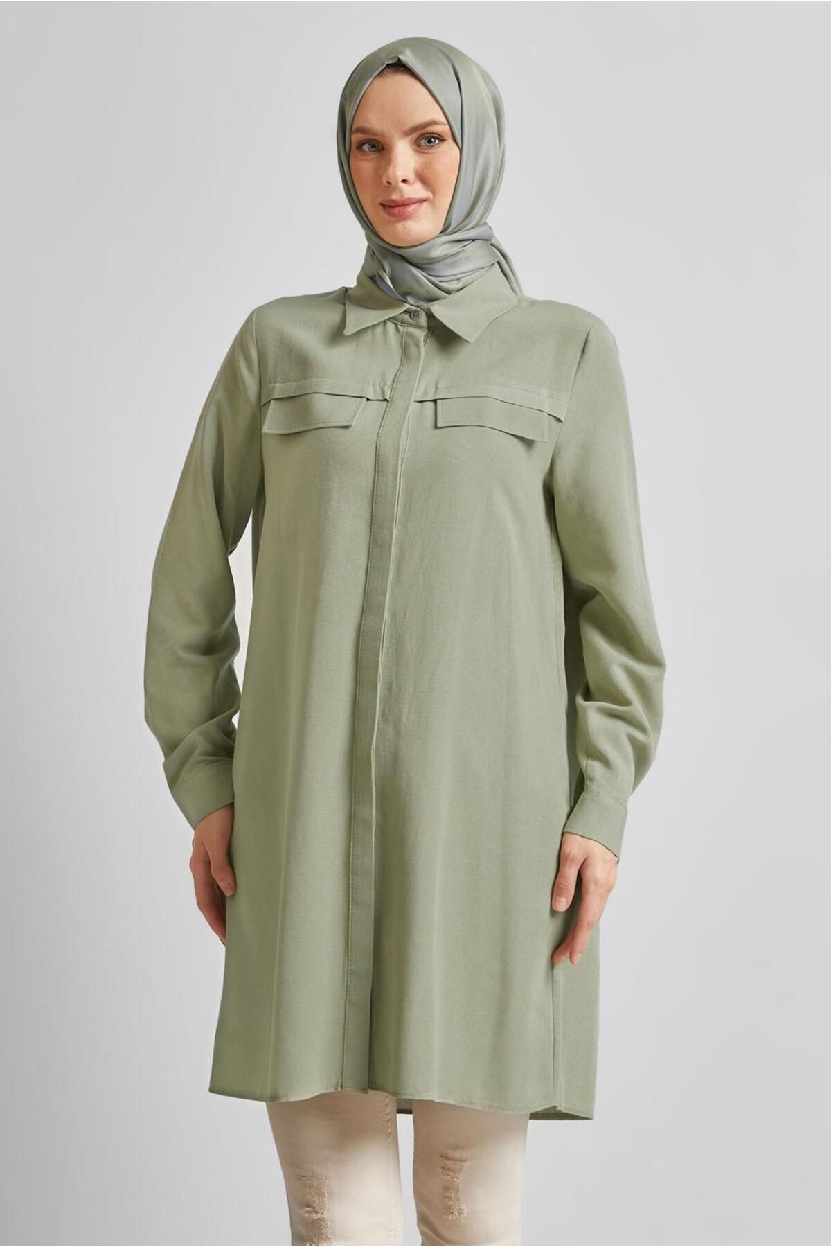 Alvina GÖMLEK YAKA TUNİK 45683