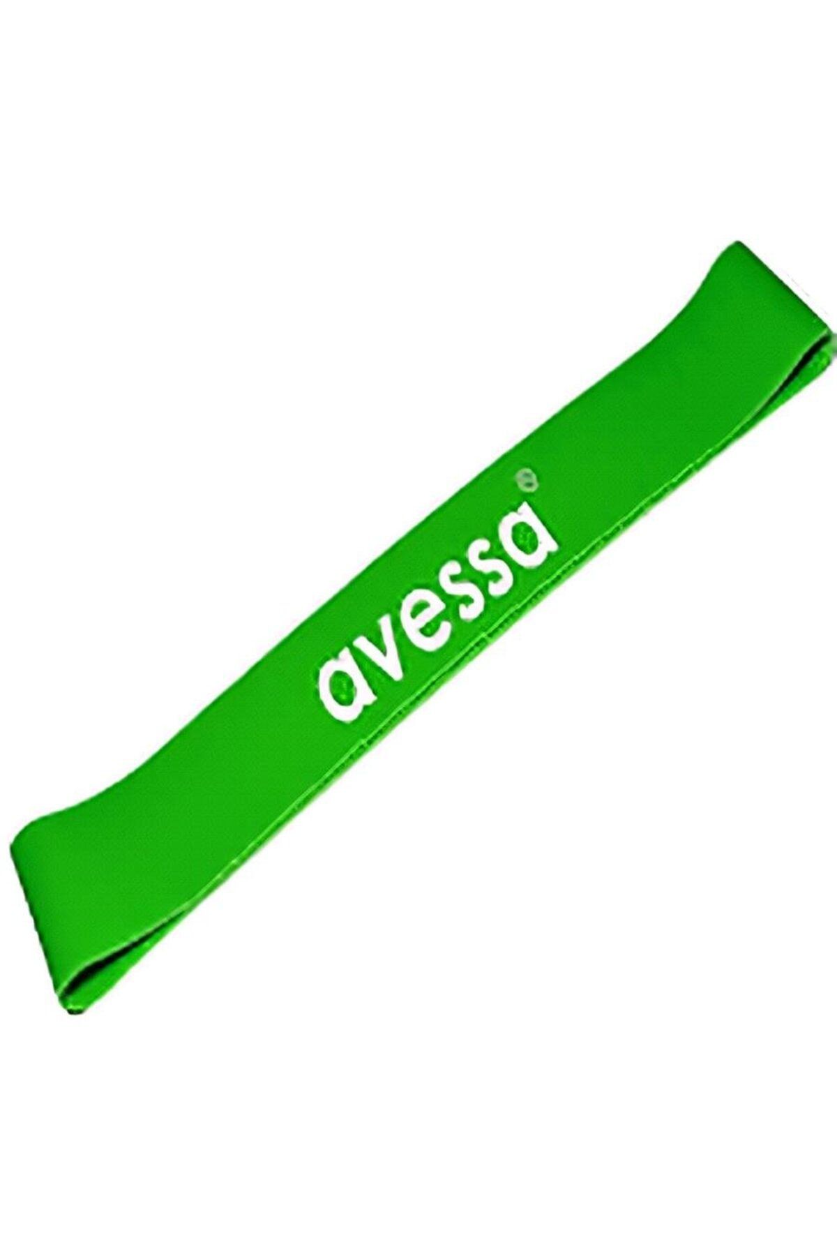 alsepeteavm AVESSA LAB-200 LATEKS EGZERSİZ BANDI 5 CM YEŞİL RENK ORTA (500)
