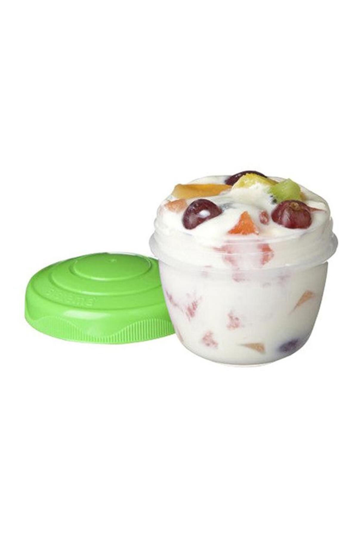 Generic-sistema Yoghurt Container Green and Clear 150ml (Multicolour) 4
