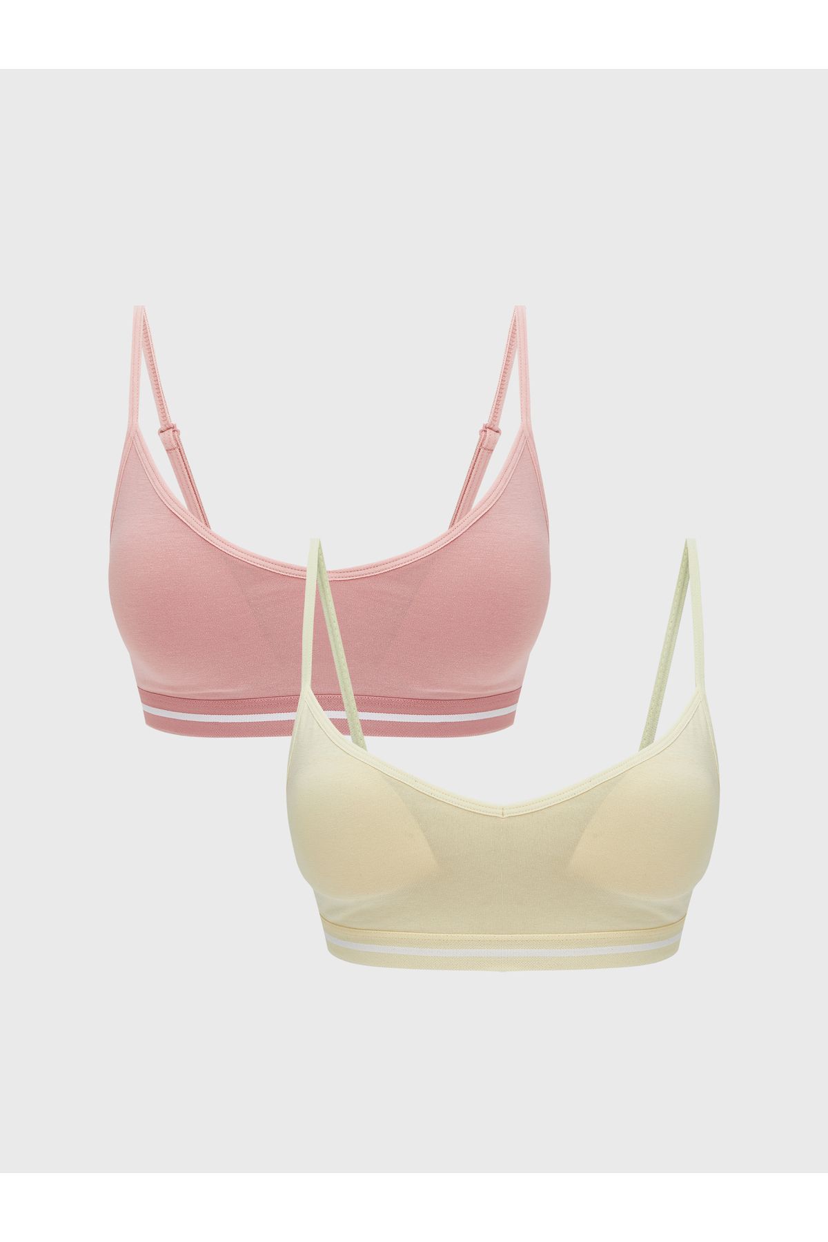LC Waikiki Balensiz Pedli Düz Büstiyer 2'li Paket