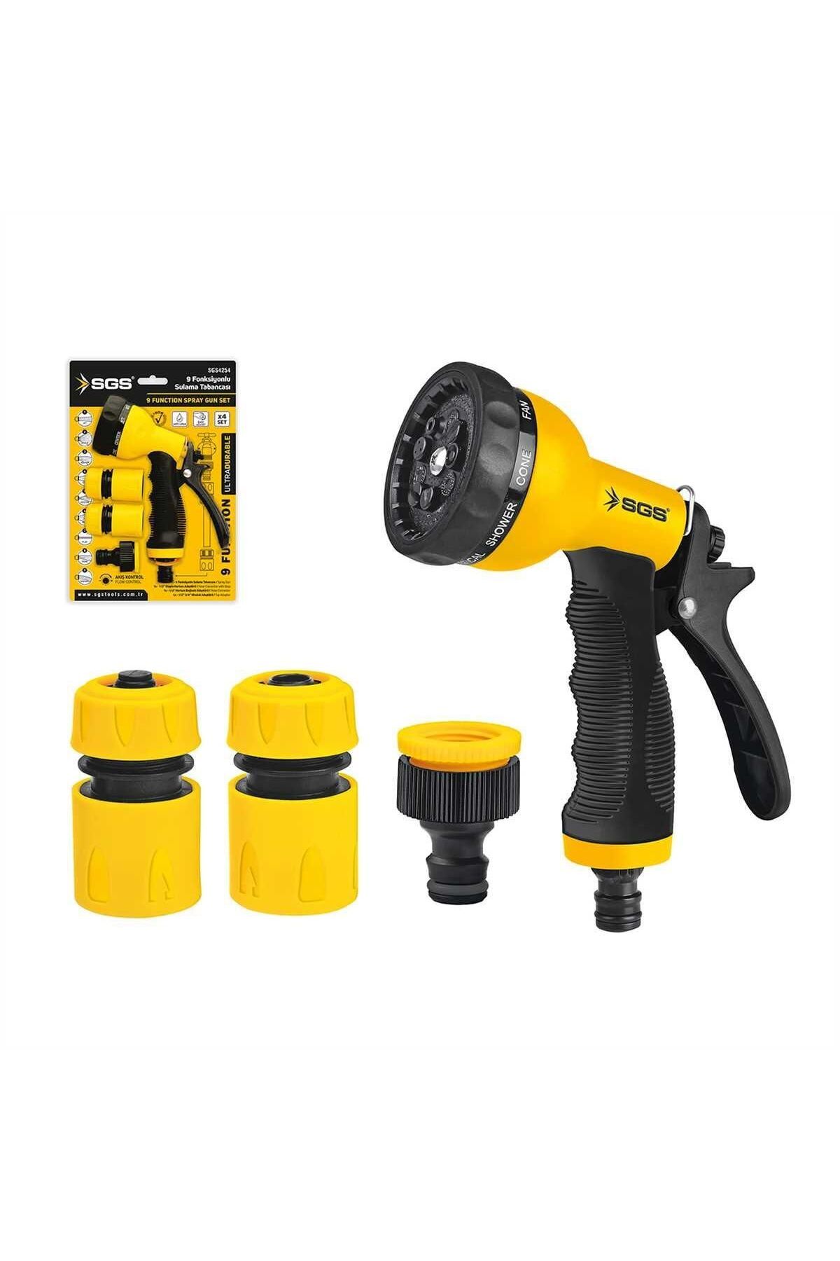 AYLİNA Sgs 4254 3 Fonksiyonlu Sulama Tabancası (4 Parça Set)