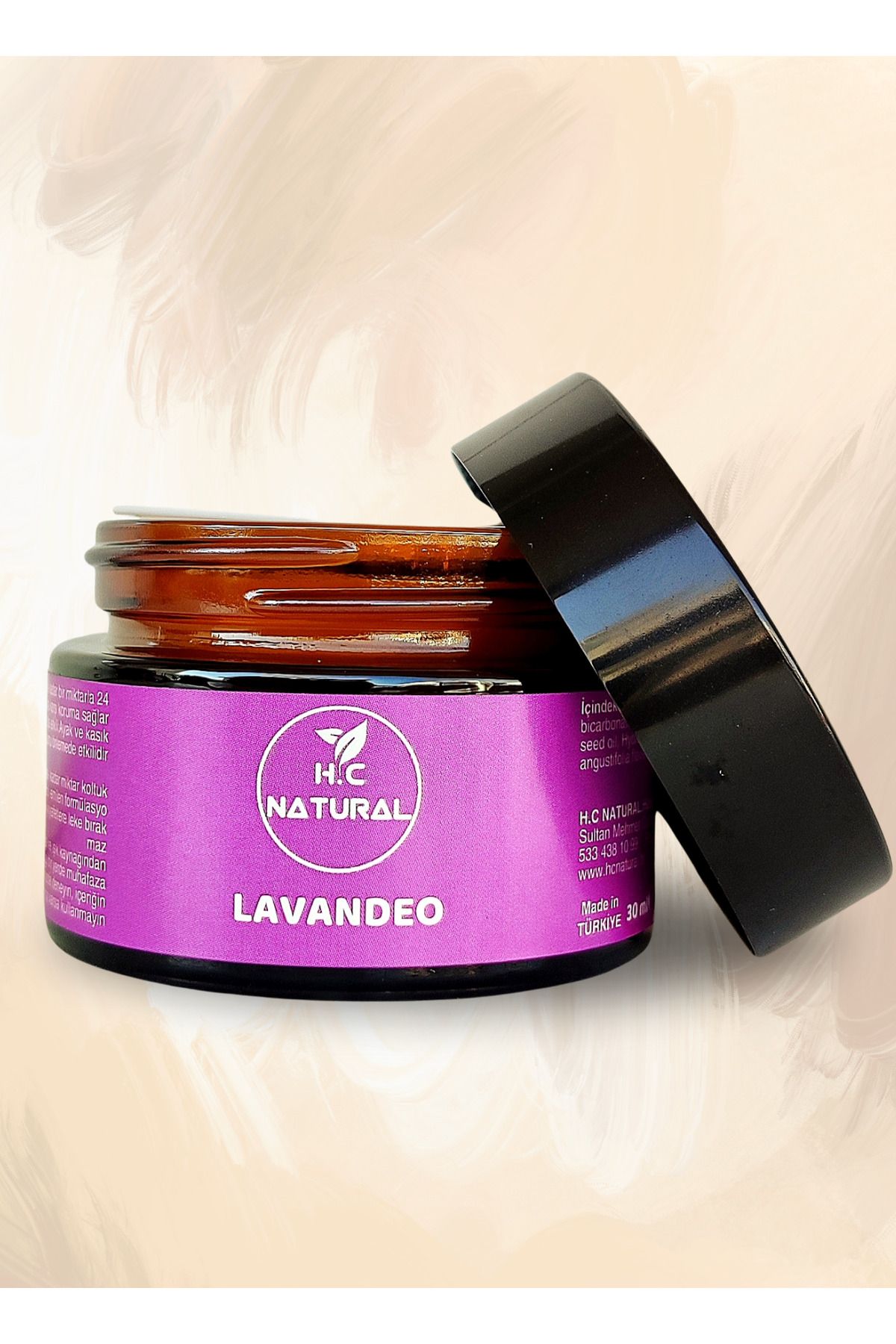 H.C NATURAL Krem Deodorant Lavandeo