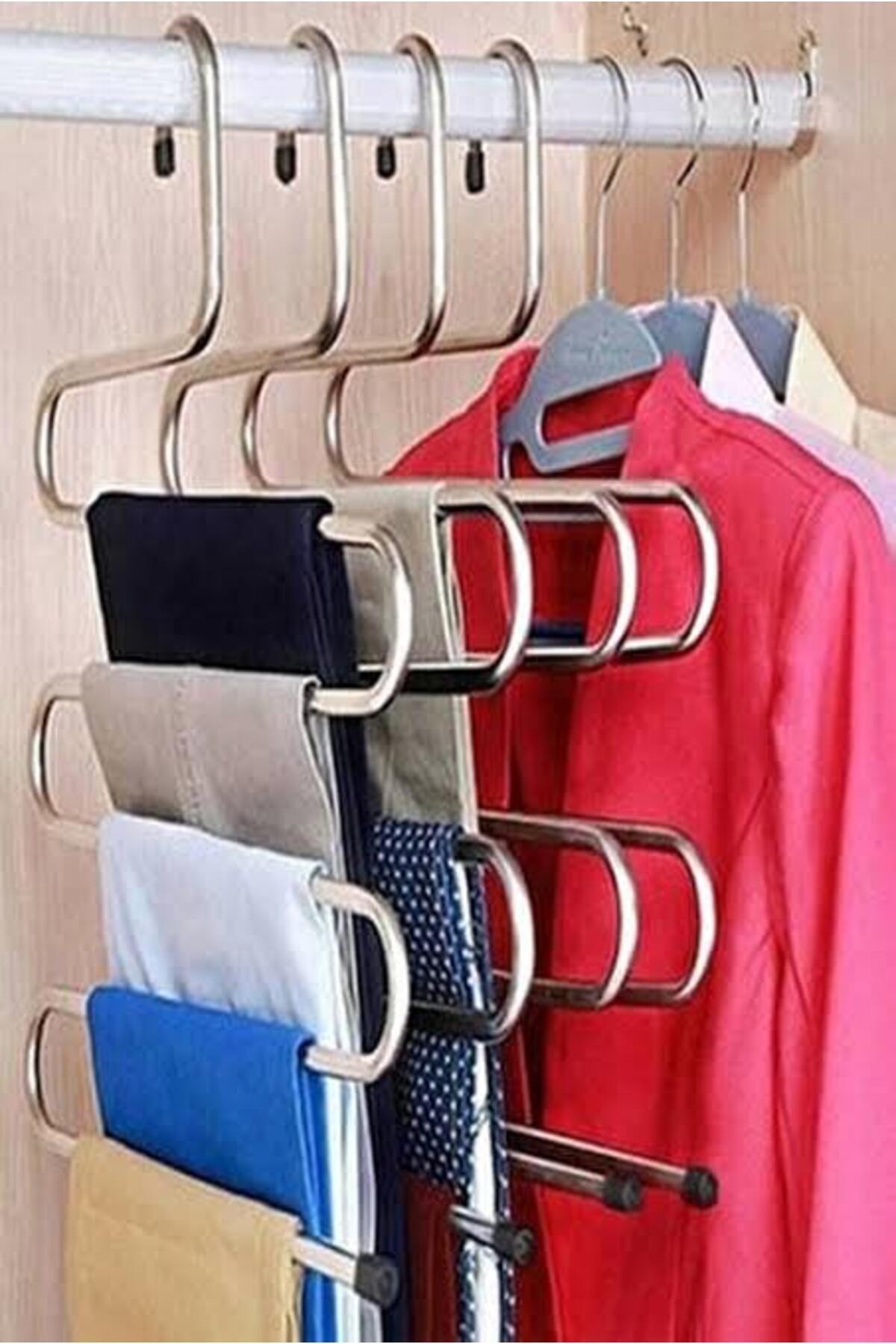 AYLİNA Krom Pantolon Askısı